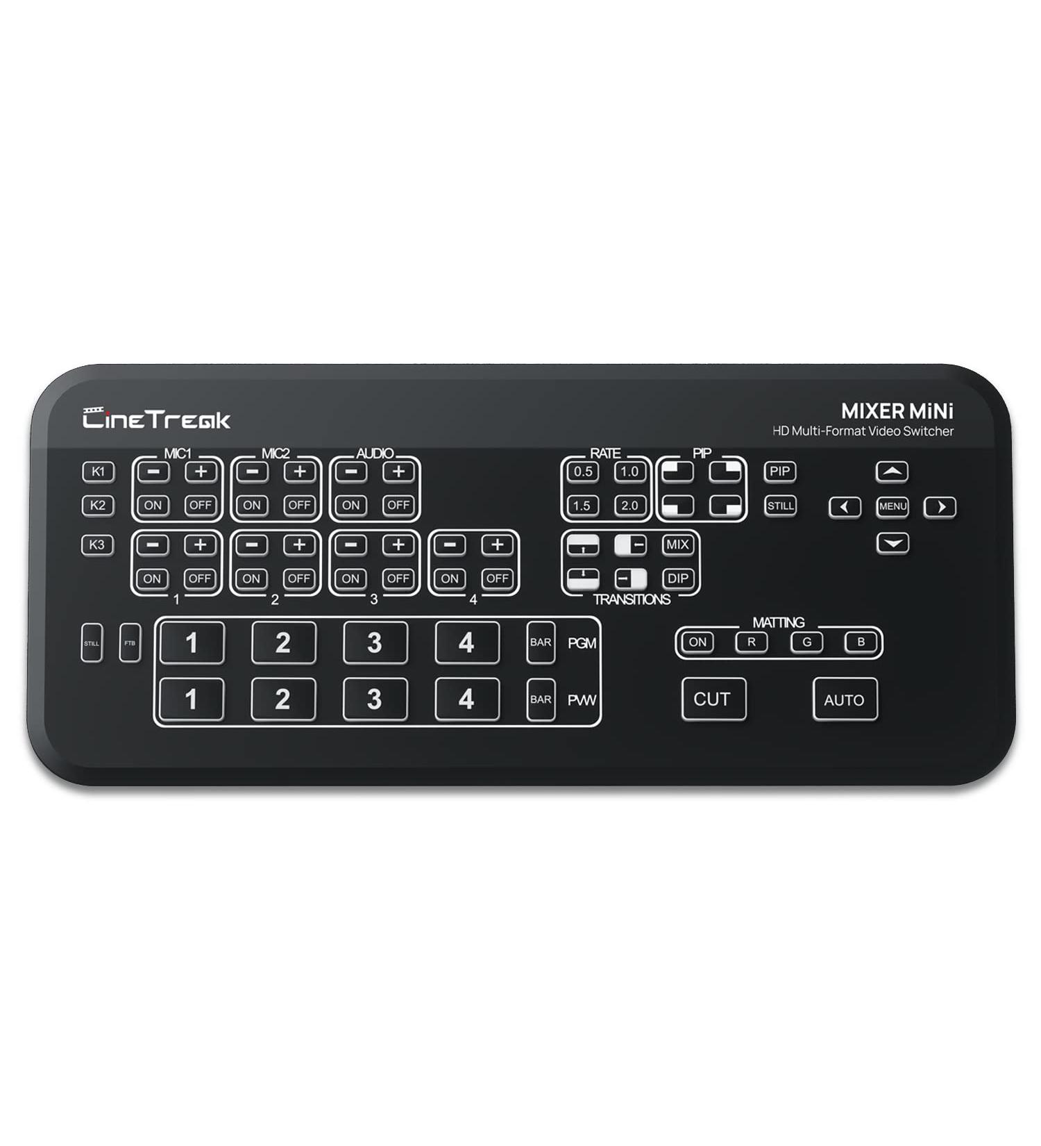 Cinetreak Mixer Mini: Multi-Format 4 HDMI Inputs, USB 3.0 Capture, PIP, Chroma Key, Live Streaming Switcher - Buy Online on GoSupps.com