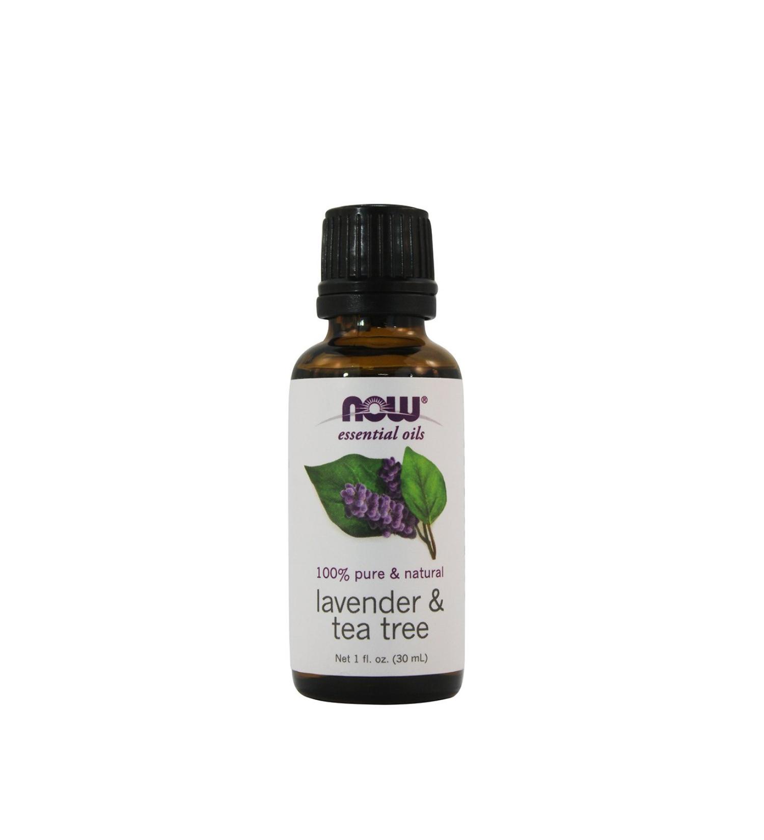 Now Foods Lavender & Tea Tree Essential Oils 1 oz | Pure Aromatherapy Blends - Buy Online on GoSupps.com