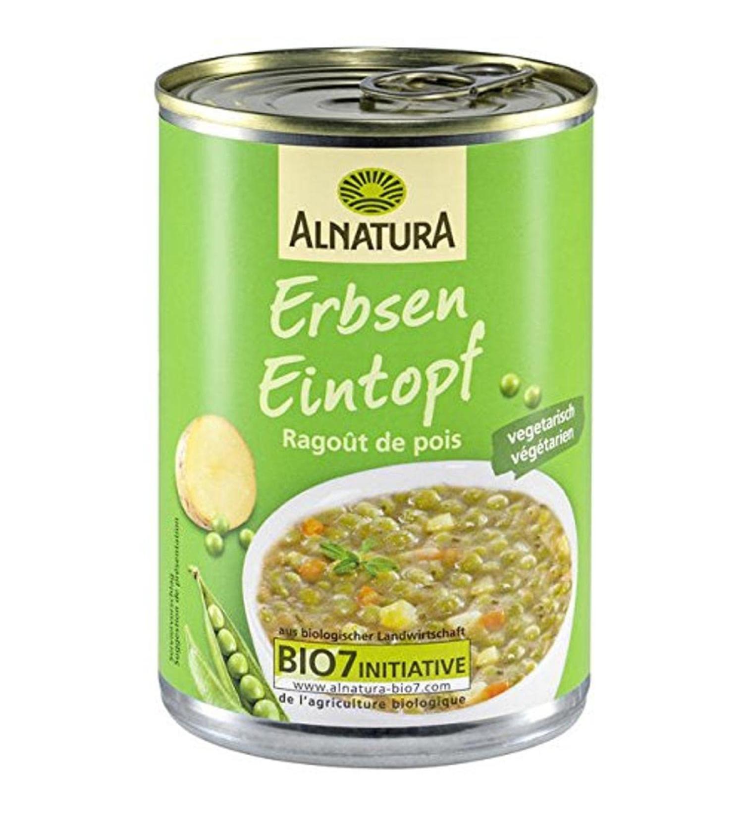 Buy Alnatura Pea Stew 400g - Healthy Vegan Meal | International Shipping Available - Buy Online on GoSupps.com