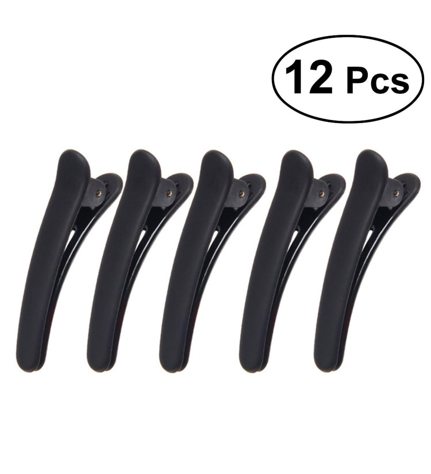 Buy 12pcs Black Hairpins & Hair Clips for Women | Durable Crocodile Hair Clamps | Perfect Headwear Accessories (4.9 cm) - Buy Online on GoSupps.com