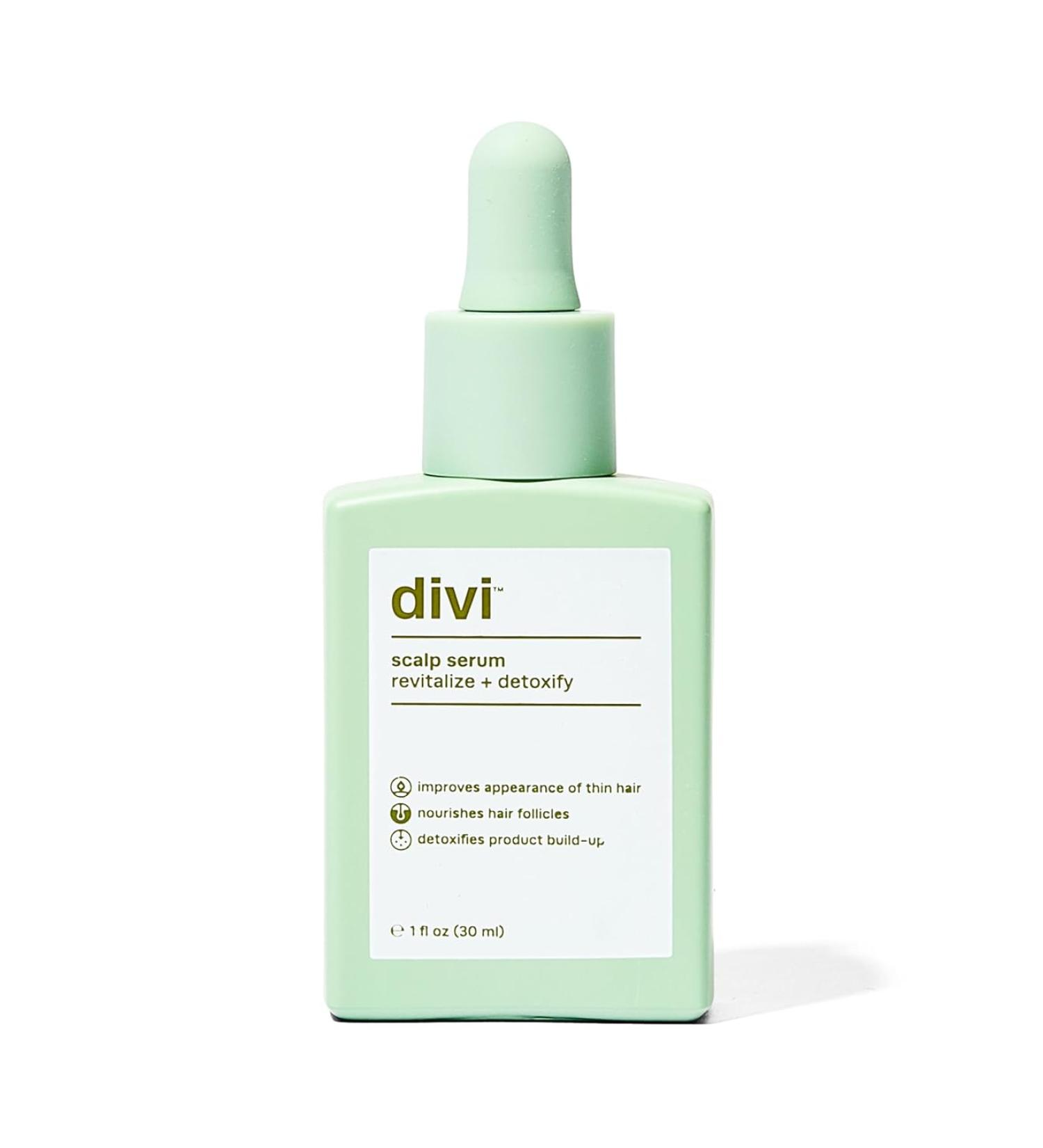 Divi Scalp Serum: Revitalize, Detoxify & Combat Hair-Thinning | Nourishing Formula for Hair Follicles | Detoxifies Product Build-Up - Buy Online on GoSupps.com