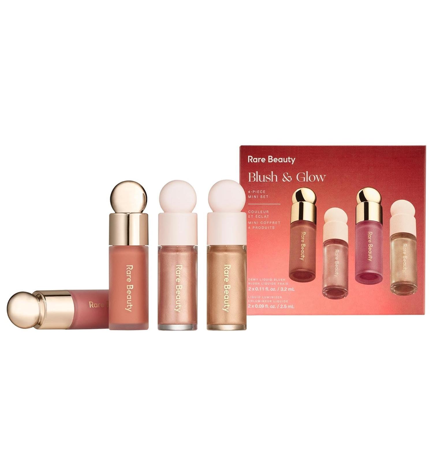 Shop Rare Beauty Mini Blush & Glow 4-Piece Set by Selena Gomez - International Shipping Available - Buy Online on GoSupps.com