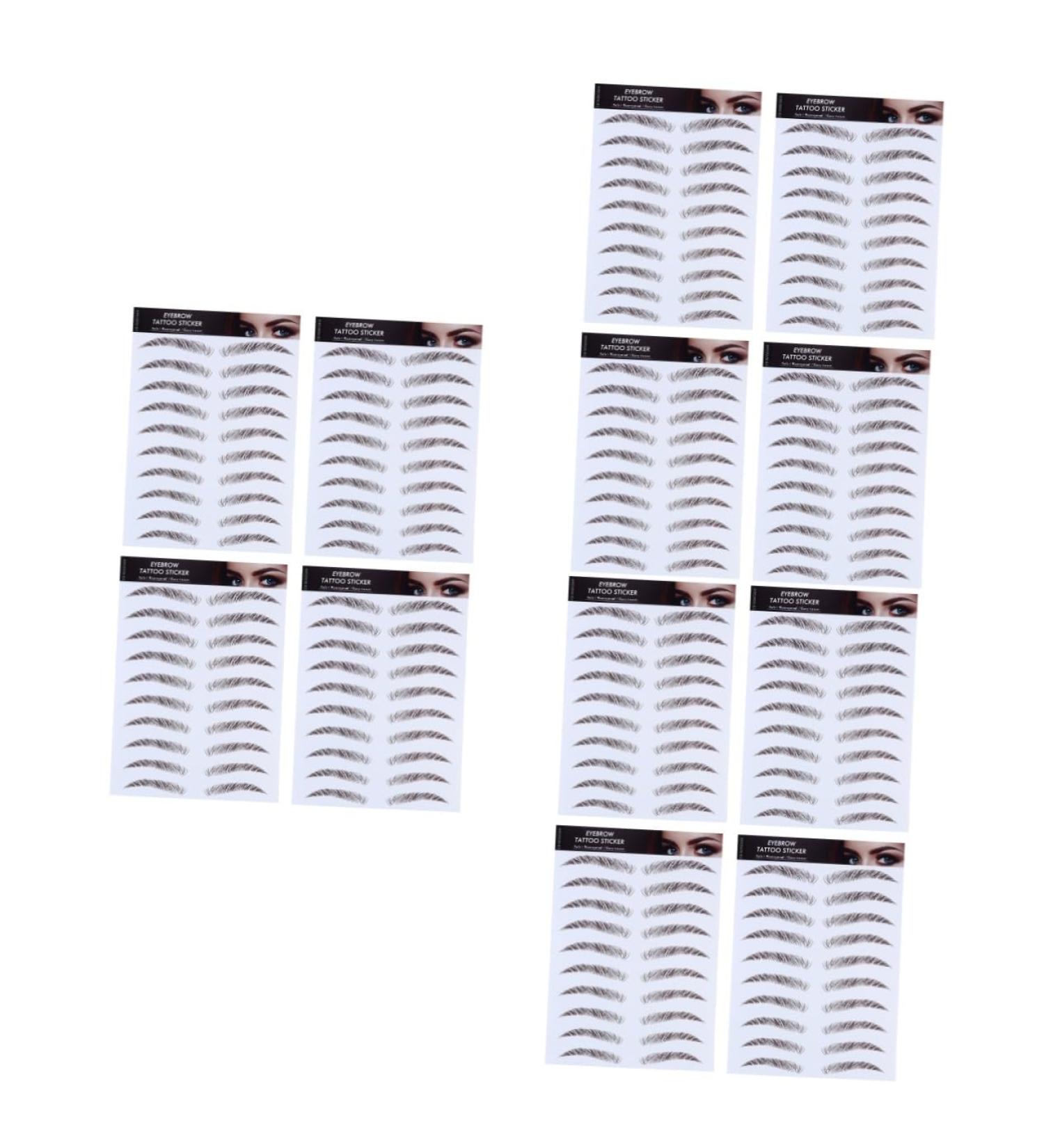 Beavorty 12 Pcs Eyebrow Stickers Waterproof Sticker Eyebrow Tool Water Proof Shaper 4d - Buy Online on GoSupps.com