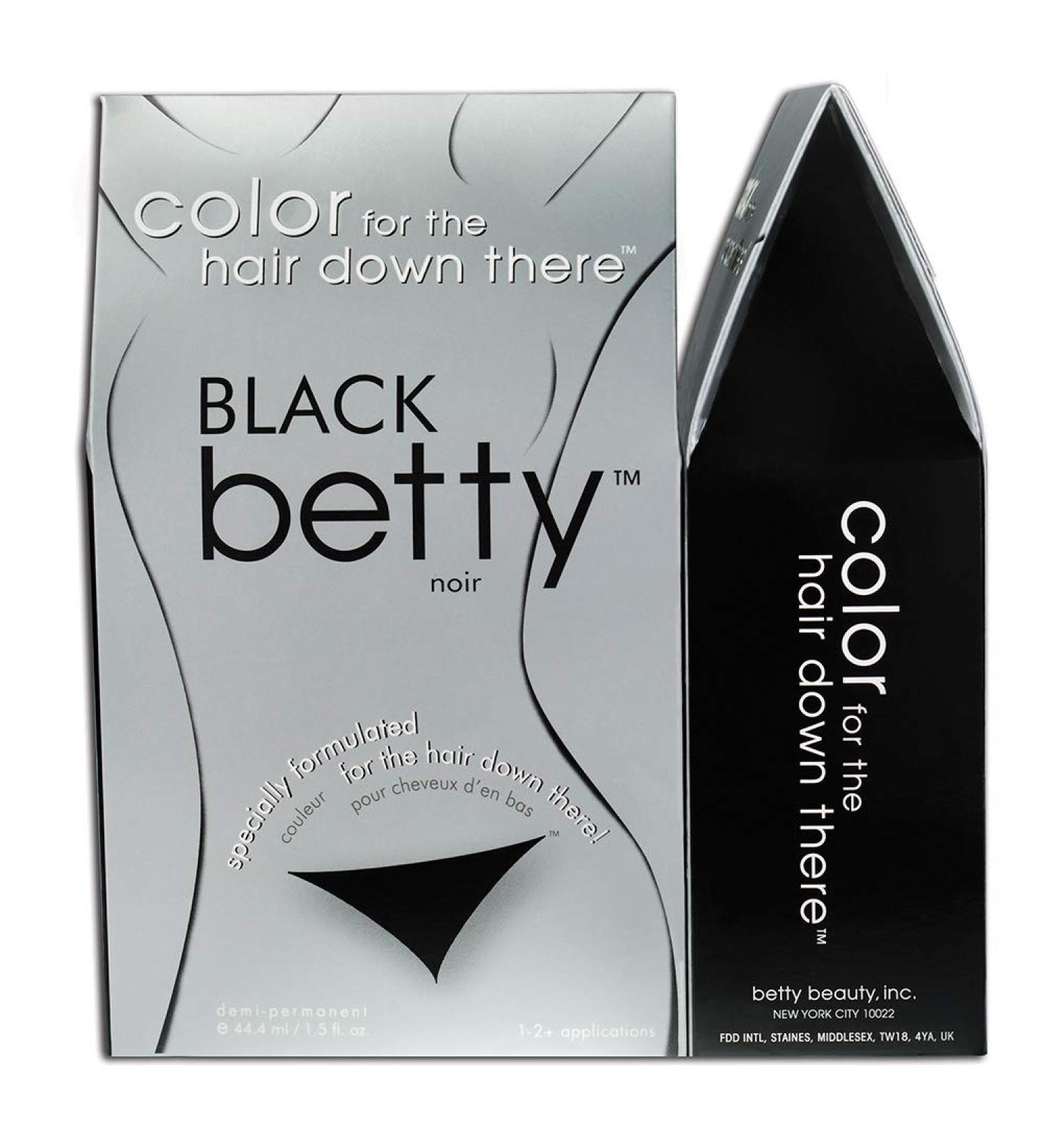 Black Betty Color for Hair Down There Kit - Vibrant & Unique Shade for Intimate Hair Styling - Buy Online on GoSupps.com