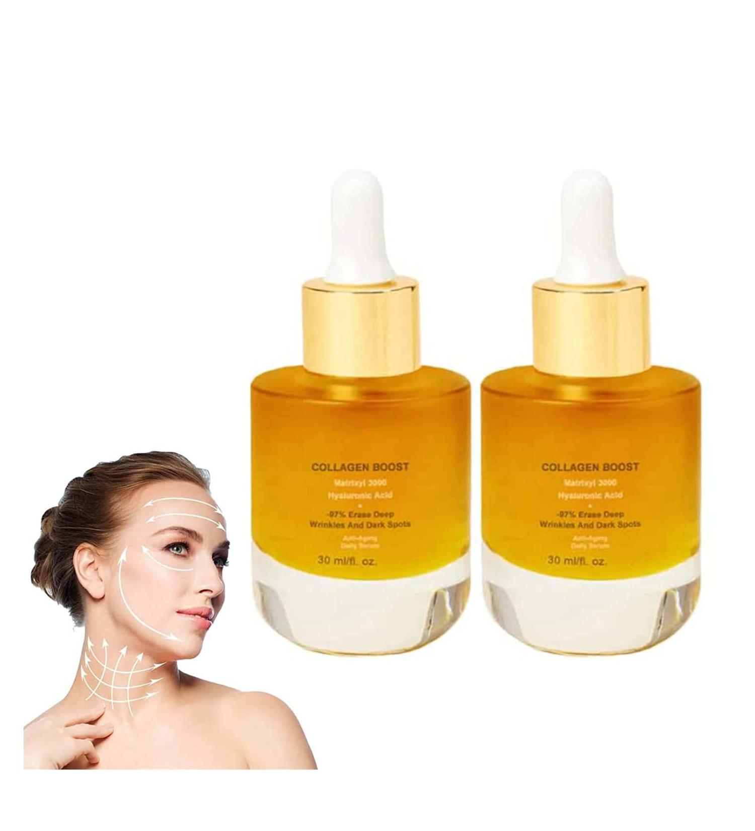 Pedia Advanced Collagen Boost Anti-Aging Serum - Hyaluronic Acid & Vitamin C for All Skin Types - 2 Pack - Buy Online on GoSupps.com