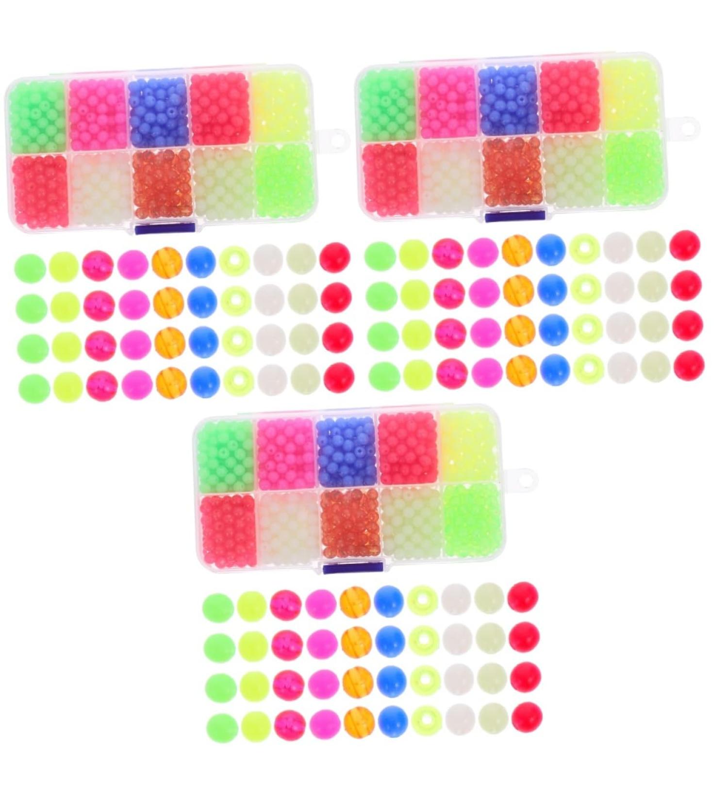 BESPORTBLE Tools Tackle Fishing Tool 3000Pcs Fishing Line Beads Assorted Color Fishing Beads Luminous Fishing Beads Glow Fishing Beads Night Fishing Accessory Fishing Accessories Fishing Fishing - Buy Online on GoSupps.com