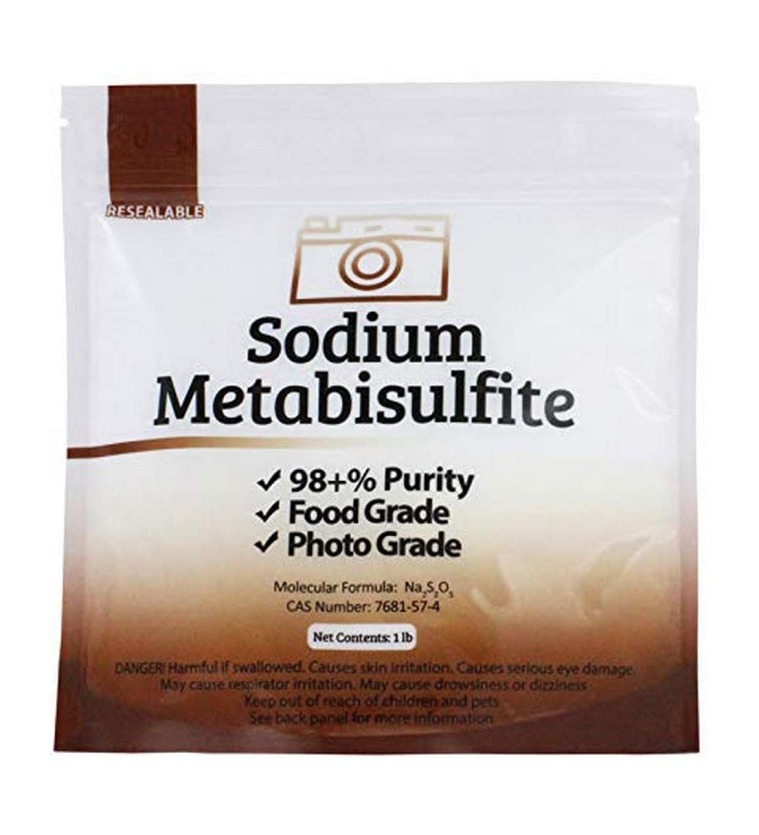 Sodium Metabisulfite Food/Photo Grade 98.6% Purity - 1 lb Bag - Buy Online on GoSupps.com