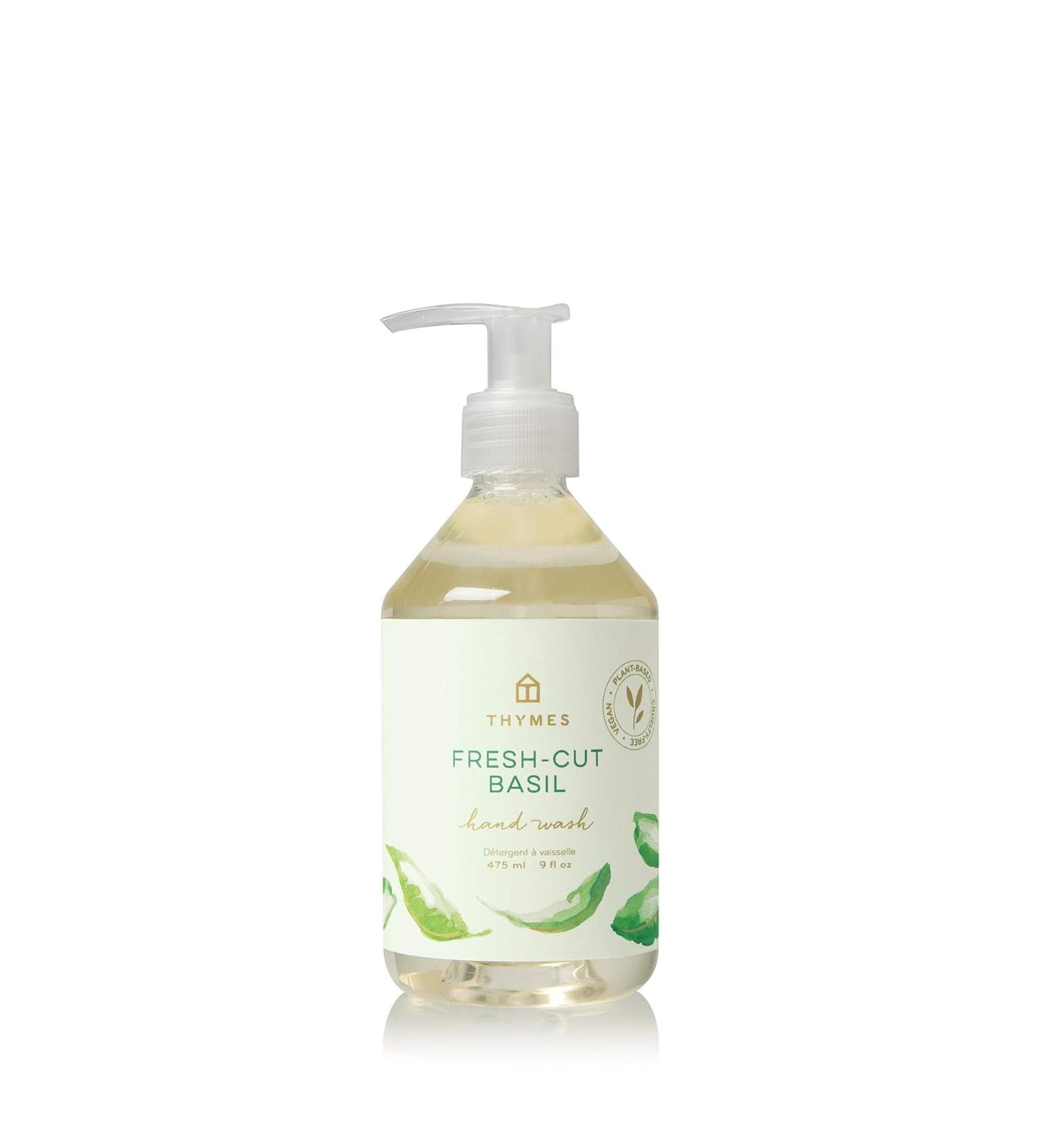 Thymes Hand Wash Fresh-Cut Basil - 9 Fl Oz 