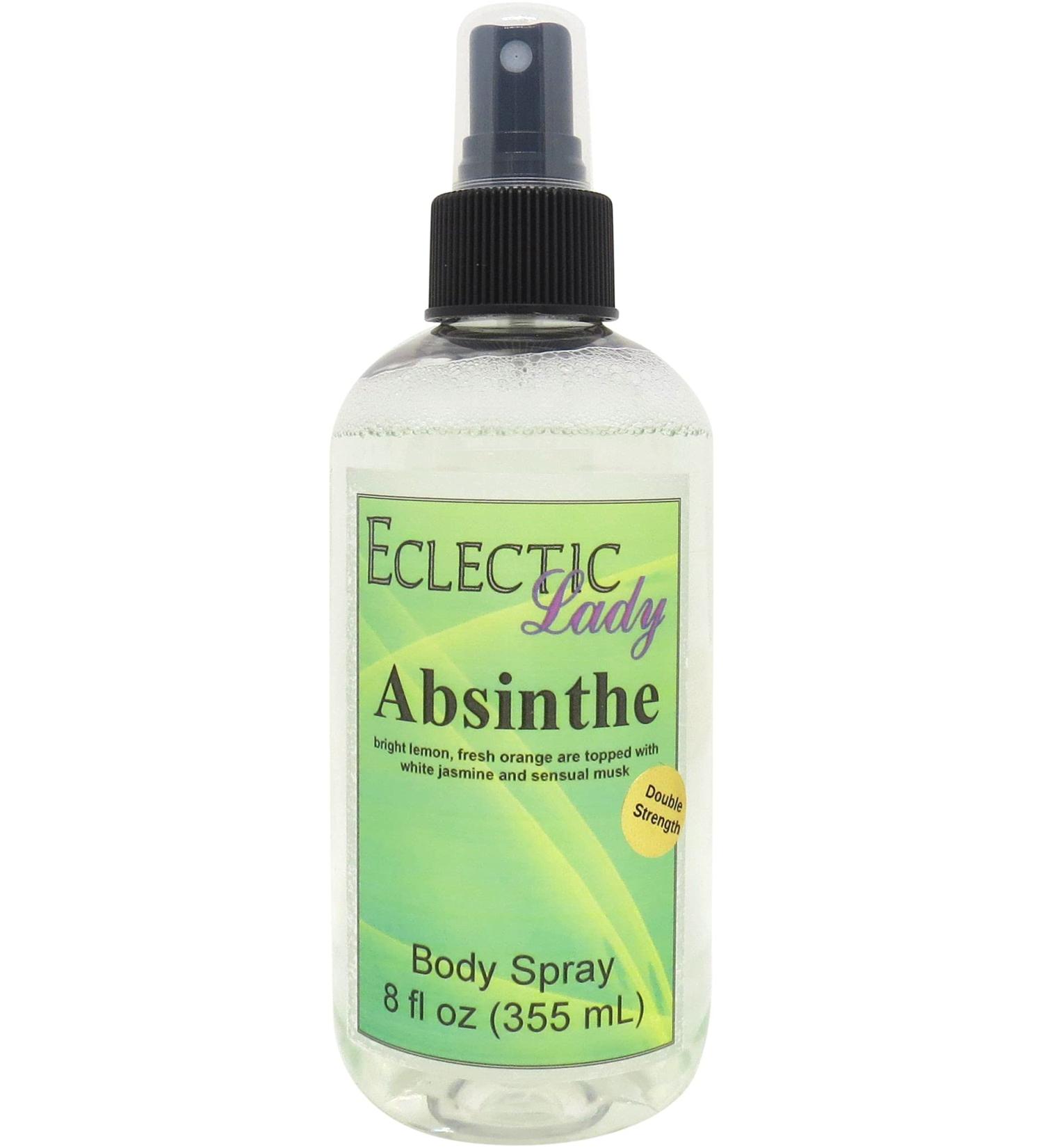 Absinthe Body Spray (Double Strength) 8 ounces Body Mist for Women with Clean Light & Gentle Fragrance Long Lasting Perfume with Comforting Scent for Men & Women Cologne with Soft Subtle Aroma 8 Fluid Ounces (Double Strength) - Buy Online on GoSupps.com