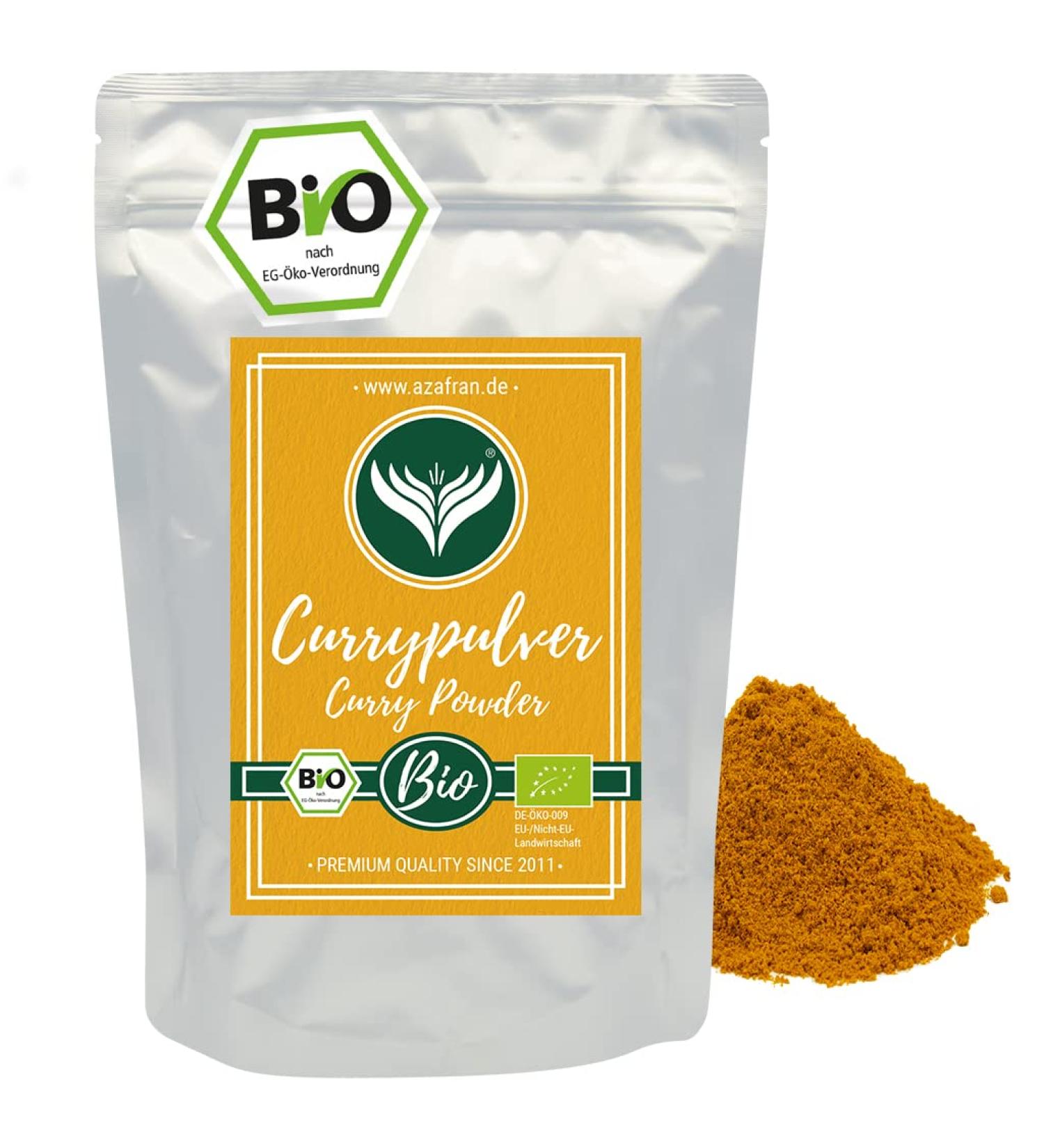 Buy Azafran ORGANIC Madras Curry Powder (Mild) - 1kg - Premium Indian Spice for Global Shipping - Buy Online on GoSupps.com