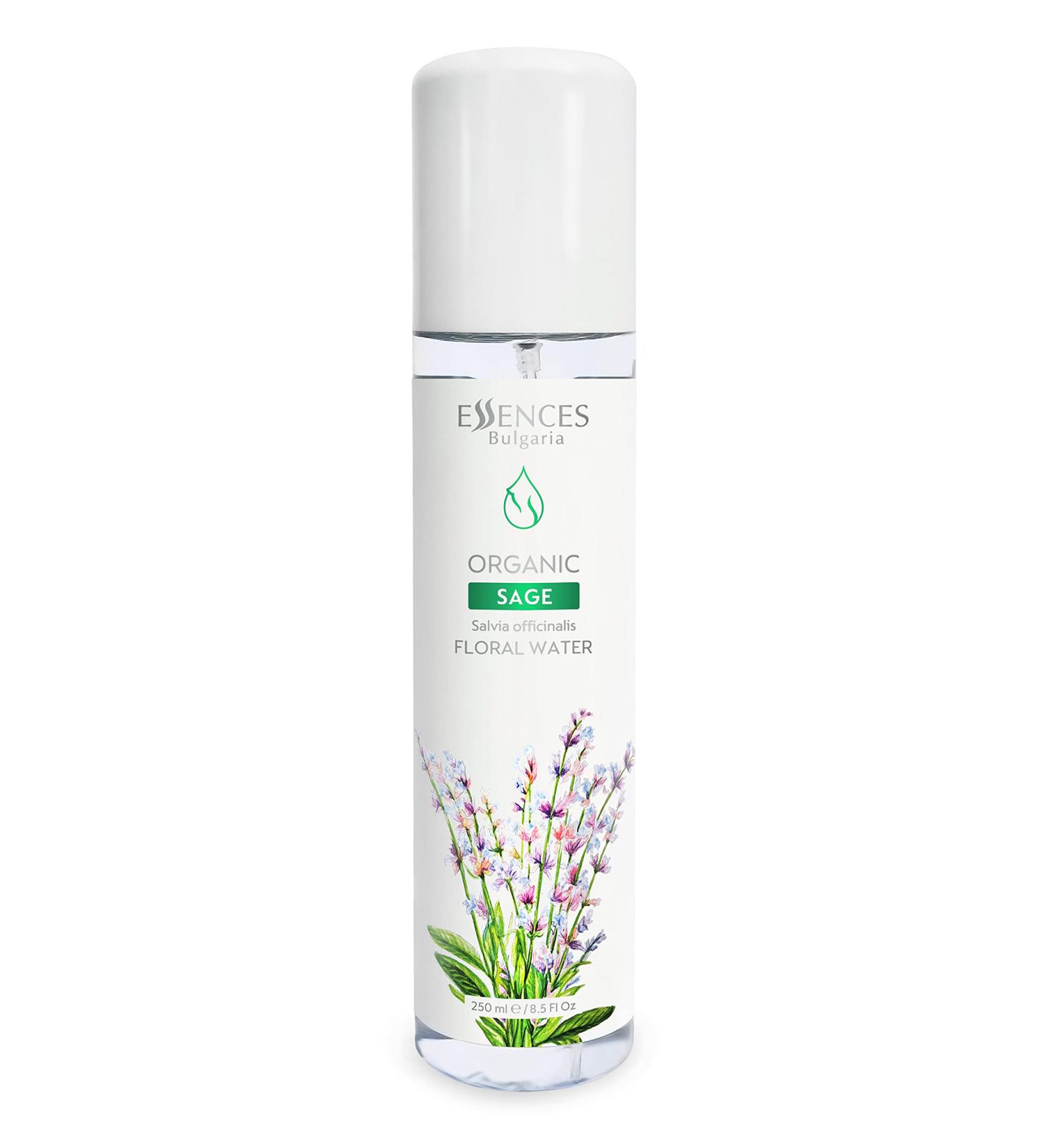 Essences Bulgaria Bio-Salbeitwasser 250ml | Refreshing Acne Solution | Alcohol-Free & Vegan | Pore Cleansing Aftershave | Ideal for Greasy Skin - Buy Online on GoSupps.com