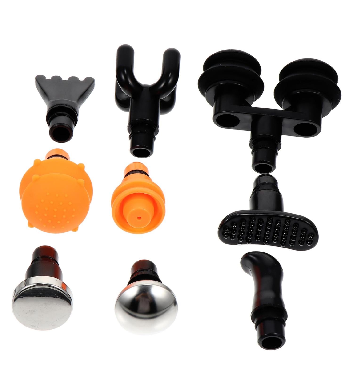 Outanaya 9-Piece Massage Head Set | Replacement Fascia Accessories & Tools for Percussion Massage Devices - Buy Online on GoSupps.com