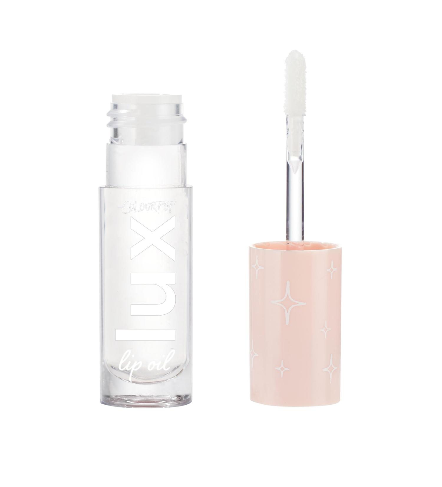 ColourPop Lux Lip Oil - Hydrating, Sheer Tinted Lip Oil Formulated with Antioxidant-Rich Chamomile Extract & Calendula Oil - Non-Greasy, Nourishing Clear Oil - Dew Drop (0.16 oz) - Buy Online on GoSupps.com