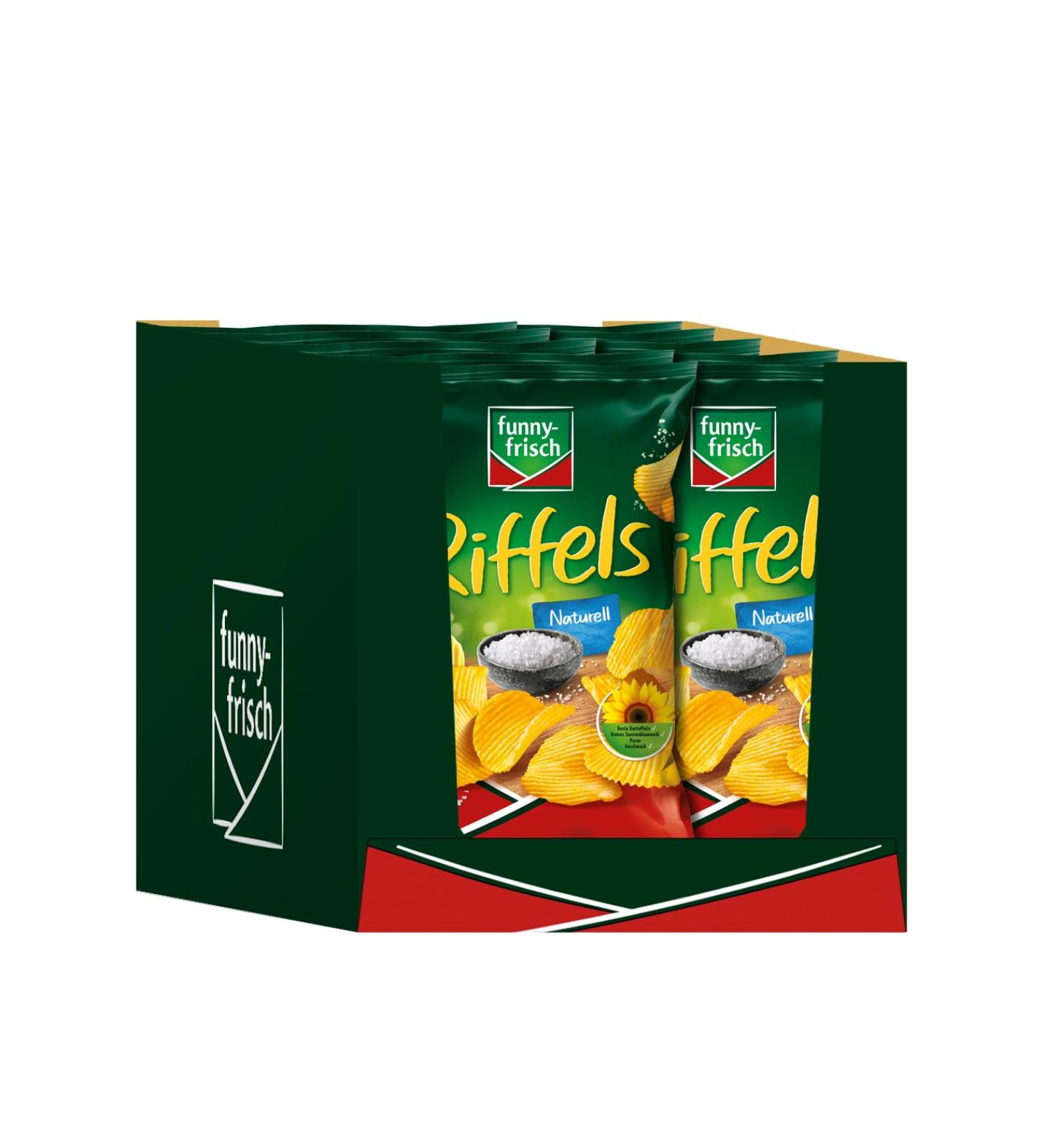 funny-frisch Riffels Naturell pack of 10 (10 x 150 g)