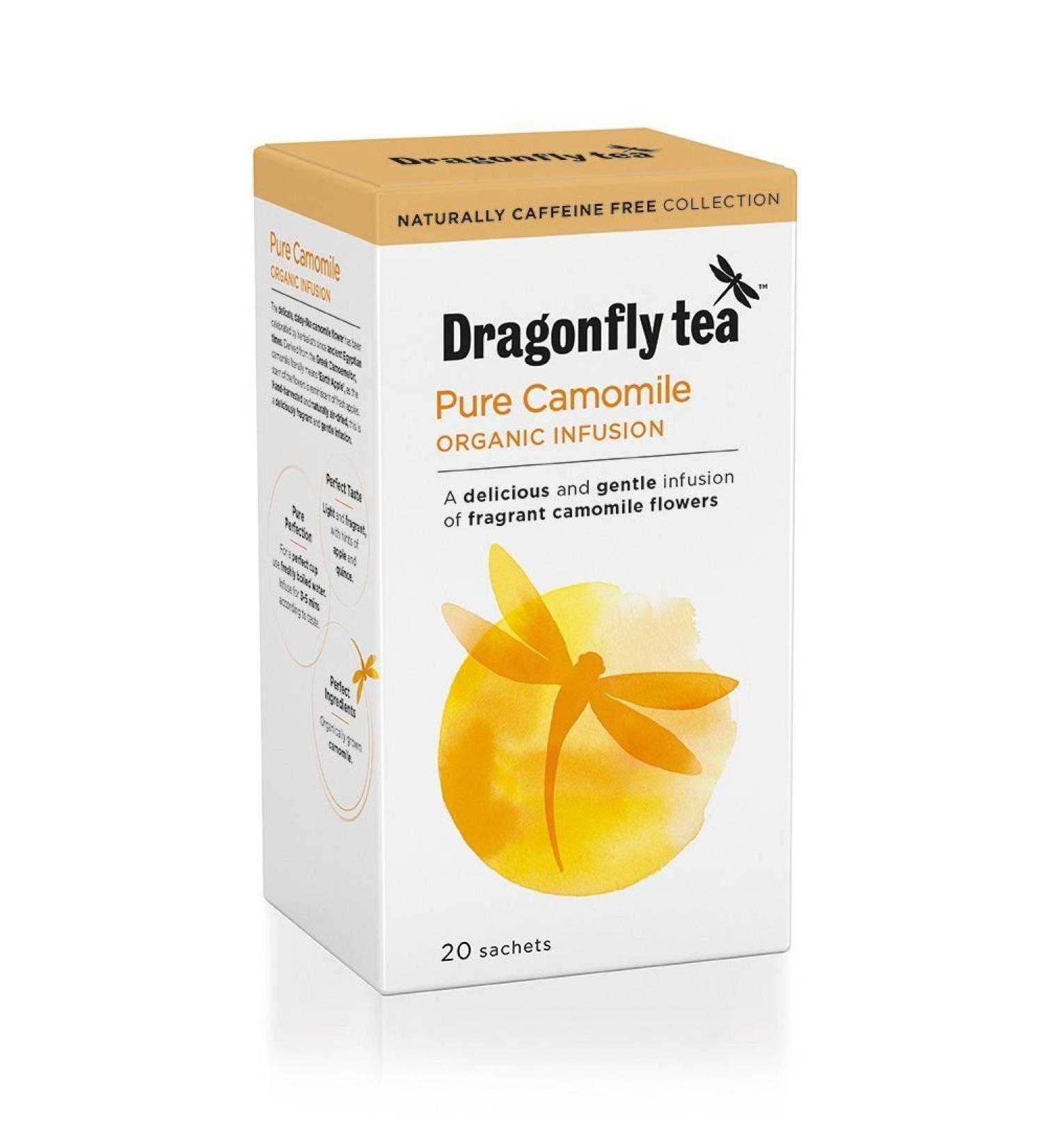 Dragonfly Organic Pure Camomile Tea 20 Sachets 25 g