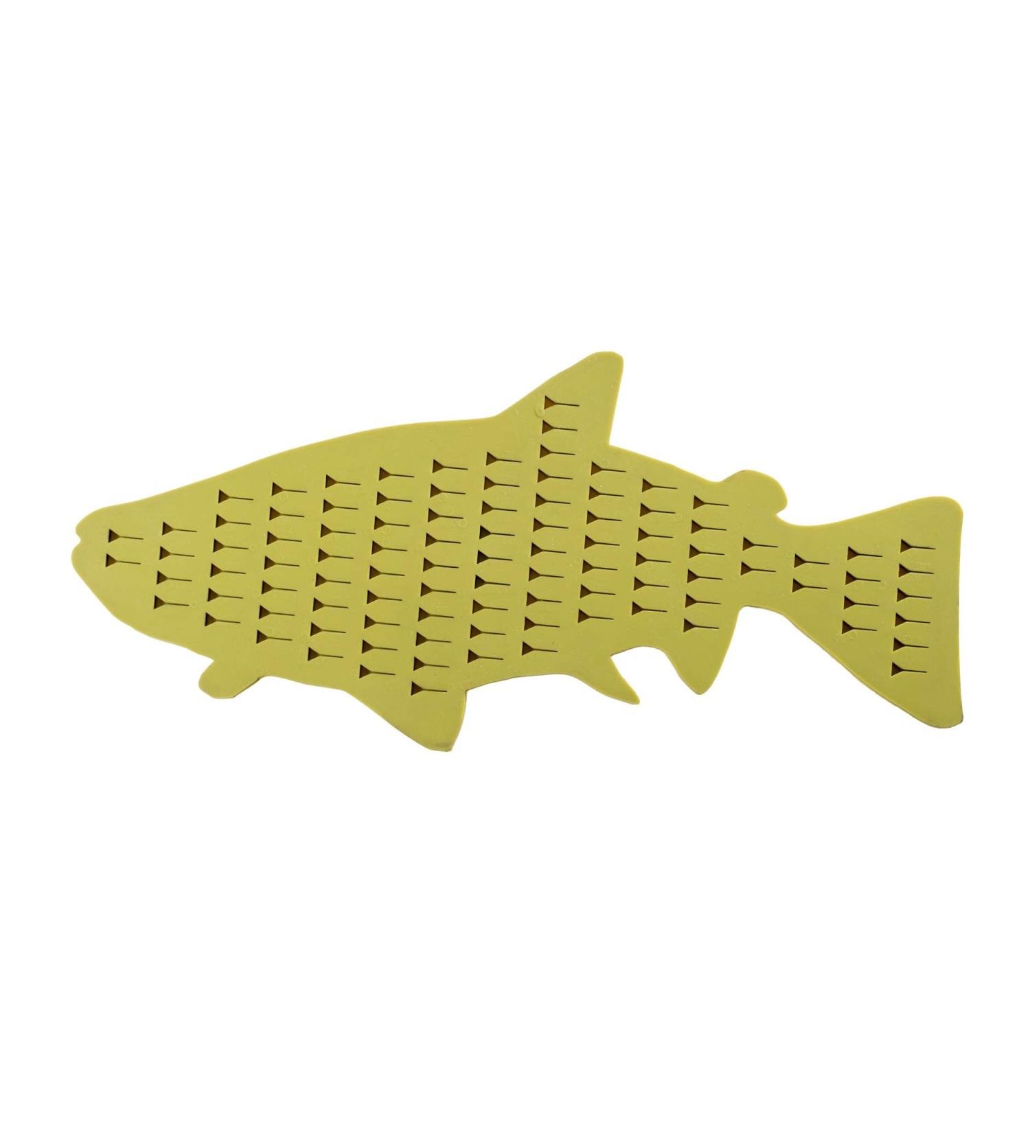 COLDWATER FLY FISHING - Silicon "Trout-Shaped" Drift Boat Fly Drying Patch