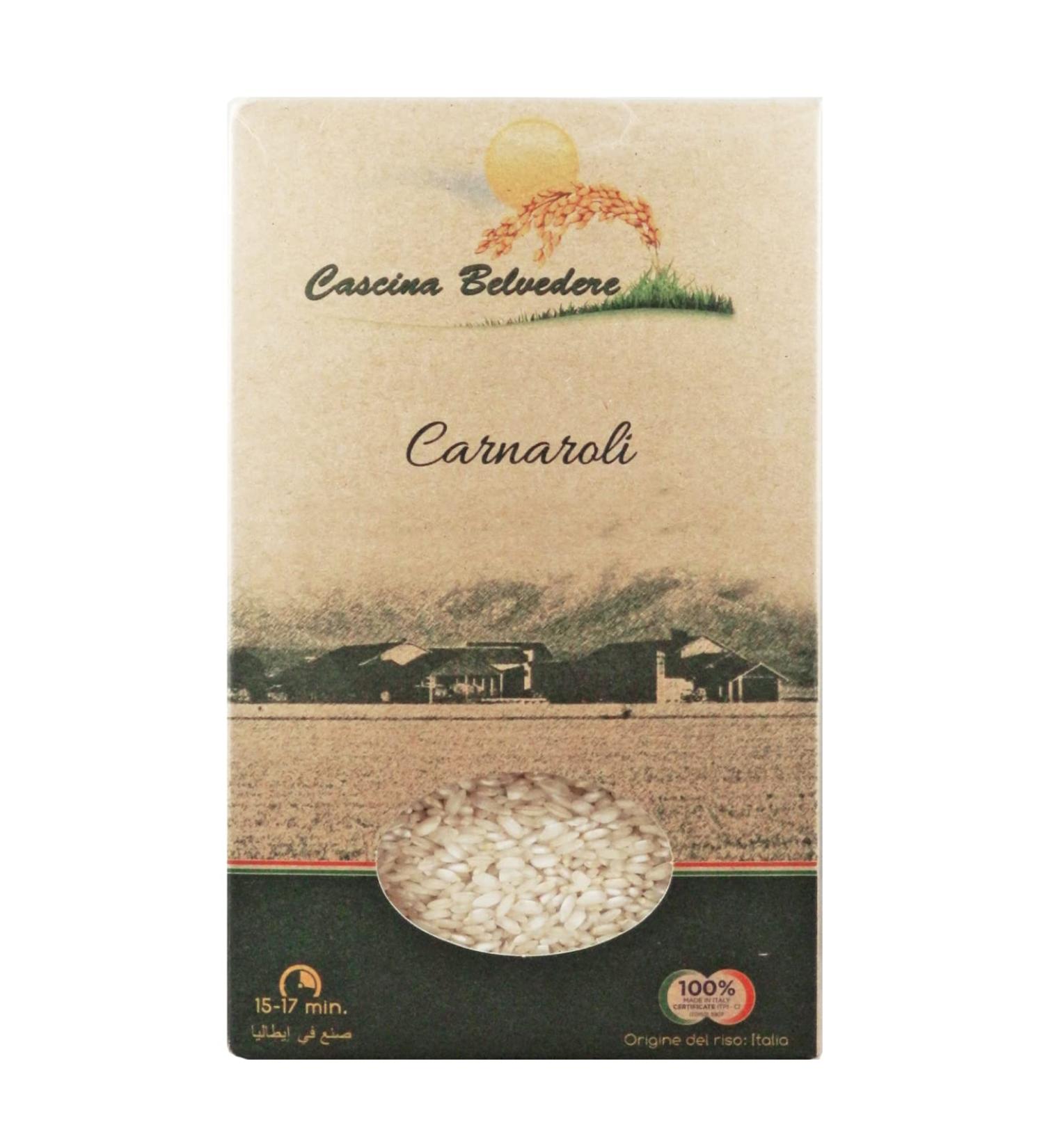 Cascina Belvedere Italian Risotto Rice  Carnaroli Rice Creamy Risotto Vegan Non-Gmo 35 Ounces (Pack of 1)