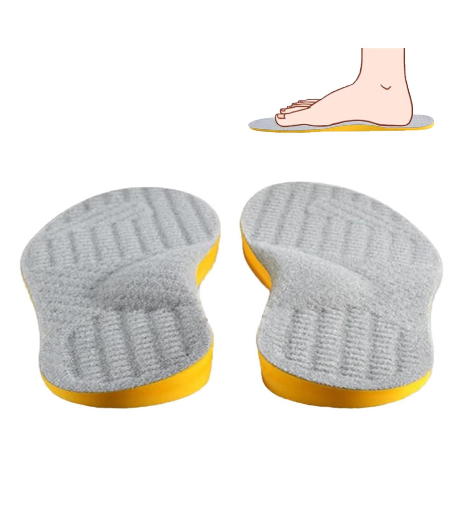 Over Pronation Insoles & Heel Wedge Lifts | Arch Support Orthotic Inserts for X-Leg & Bow Legs (Size 37-38 - Buy Online on GoSupps.com