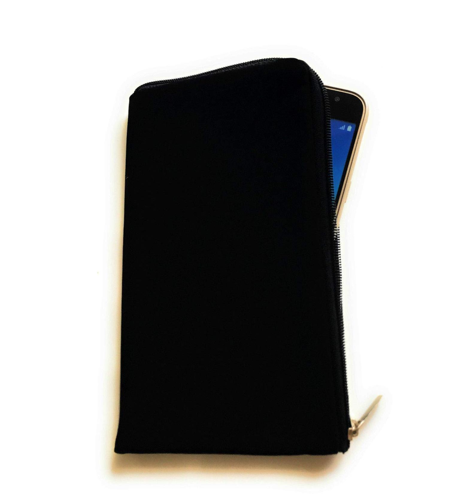 Zipper Cell Phone Case for Samsung Galaxy S21 S22 S23 Ultra A14 A15 A34 A54 A55 - Soft Black Protective Cover - Buy Online on GoSupps.com