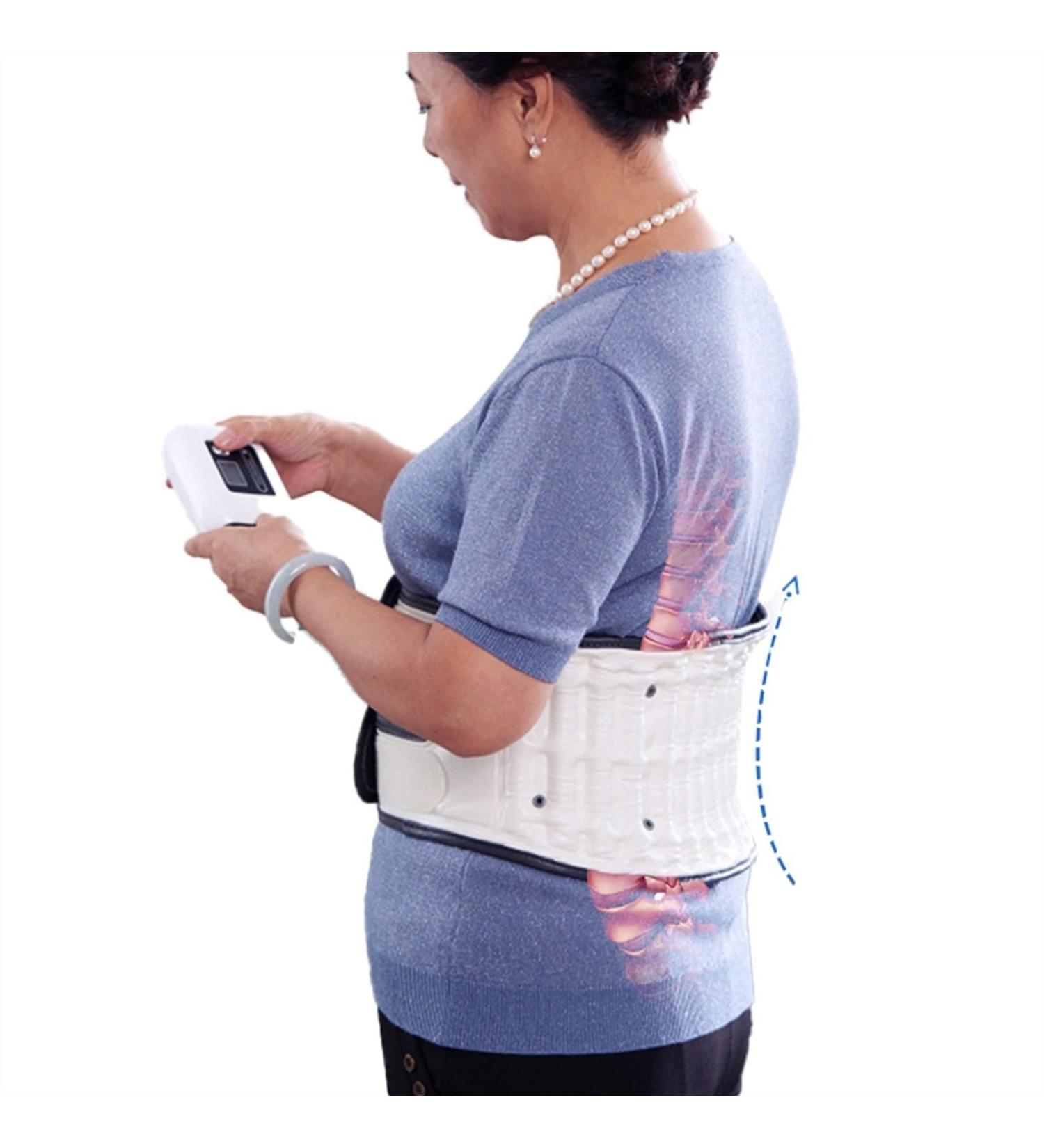 Decompression Back Belt | Lumbar Support & Pain Relief | Automatic Size L - Buy Online on GoSupps.com