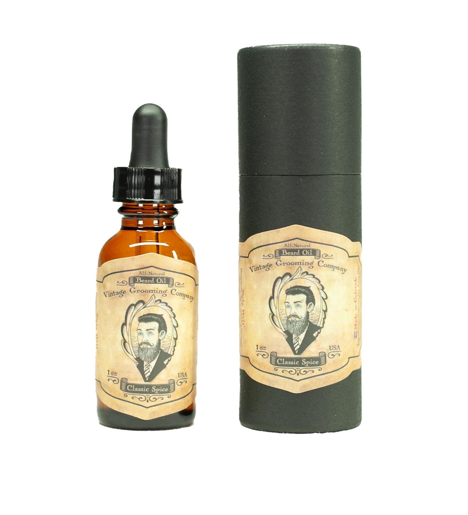 Buy Classic Spice Beard Oil (1oz) - All-Natural & International Shipping Available | Best Beard Care Products - Buy Online on GoSupps.com