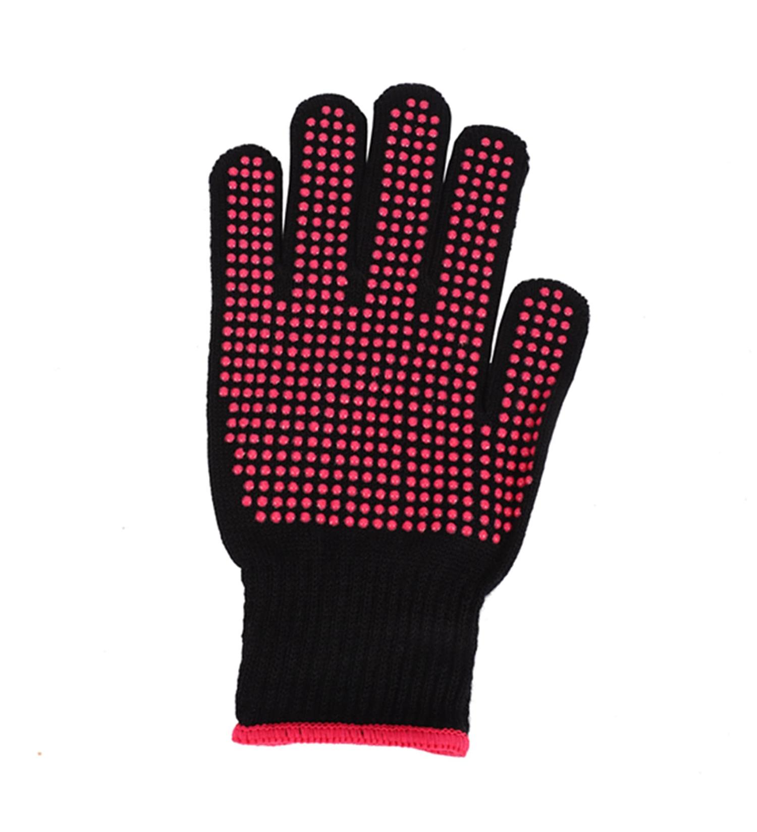 Dewedrt Double-Sided Hair Straightener Curling Tong Hairdressing Heat Finger Gloves Hair Salon Tools Outdoor Barbecue Gloves - Buy Online on GoSupps.com