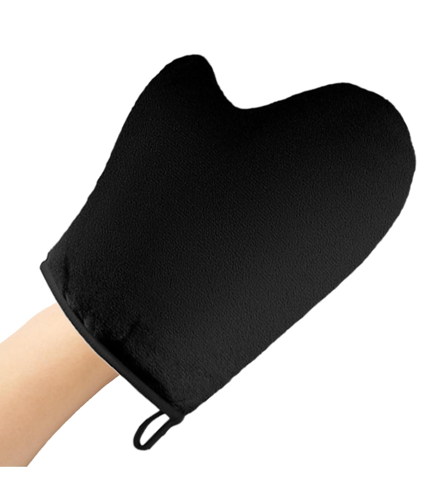 Auto-Bronzant | Applicateur Autobronzant Sans Soleil Applicateur Ultra Doux Lavable en Machine avec Pouce pour Spray Lotion Mousse Corps Visage Femme Homme Noir - Buy Online on GoSupps.com