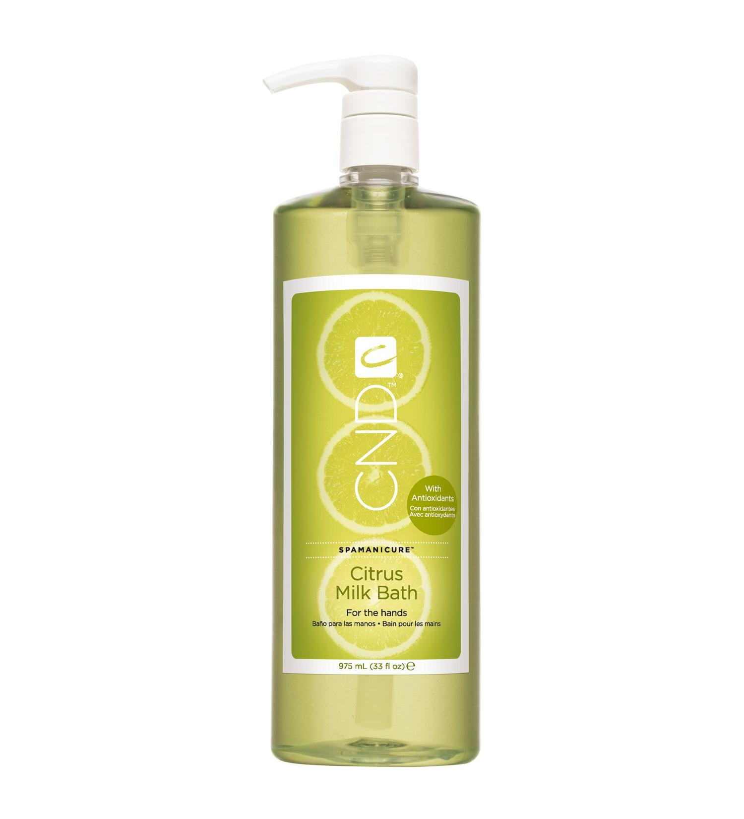 CND Hand Bath Citrus Milk Bath 1 pack (1 x 975 ml) 1 piece (1 pack)