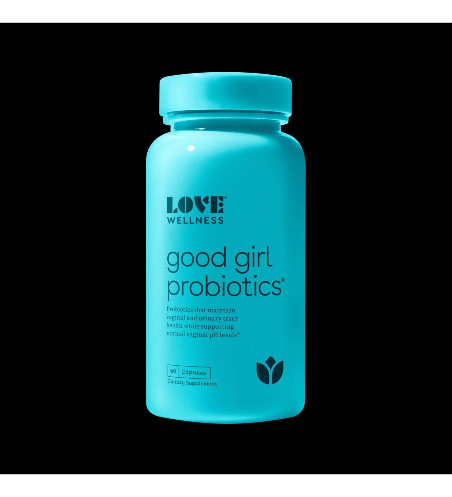 Good Girl Vaginal Probiotics for Women - 60 Capsules | Supports & Maintains Vaginal Flora | Dairy & Gluten-Free - Buy Online on GoSupps.com