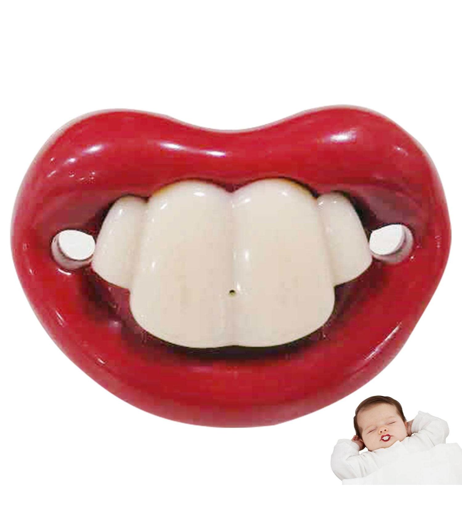 Bexdug Orthodontic Pacifier for 6-18 Months | Funny Mustache Design | Perfect Gift for Boys & Girls | International Shipping Available - Buy Online on GoSupps.com
