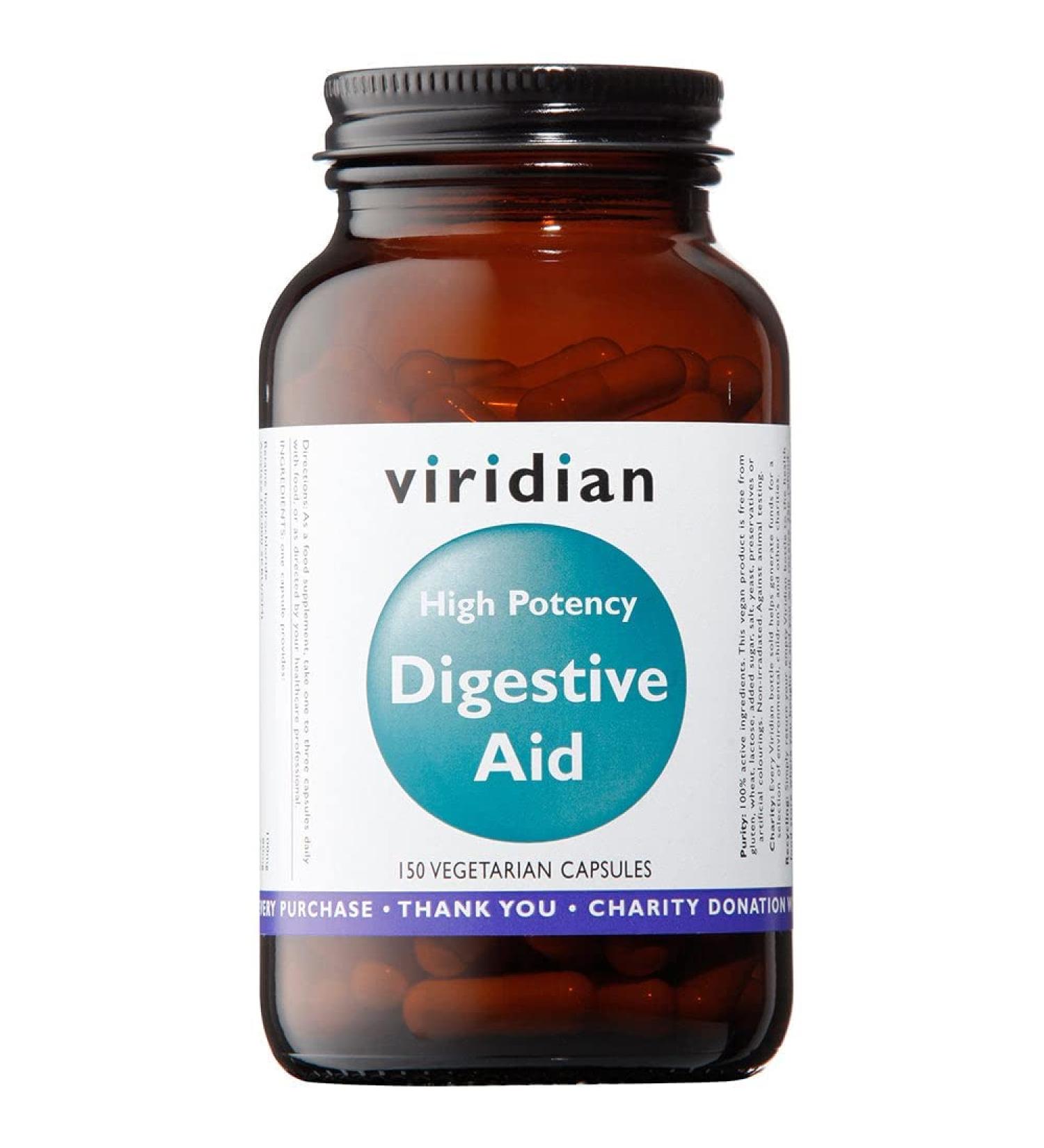 Viridian: High Potency Digestive Aid (Vegan) 150 Veg Caps