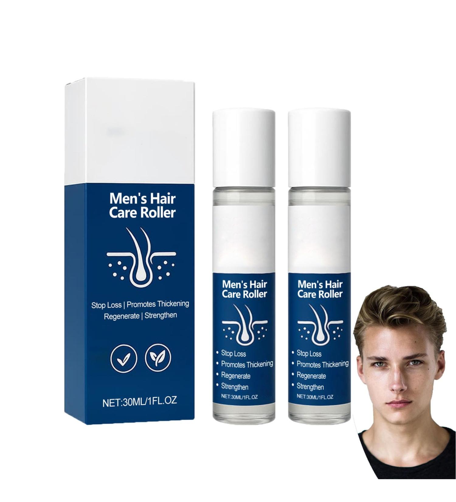 S rum capillaire en rouleau S rum nourrissant pour des cheveux plus pais et plus forts r duit la chute des cheveux r pare les dommages am liore la brillance formule anti-chute (2pcs) - Buy Online on GoSupps.com