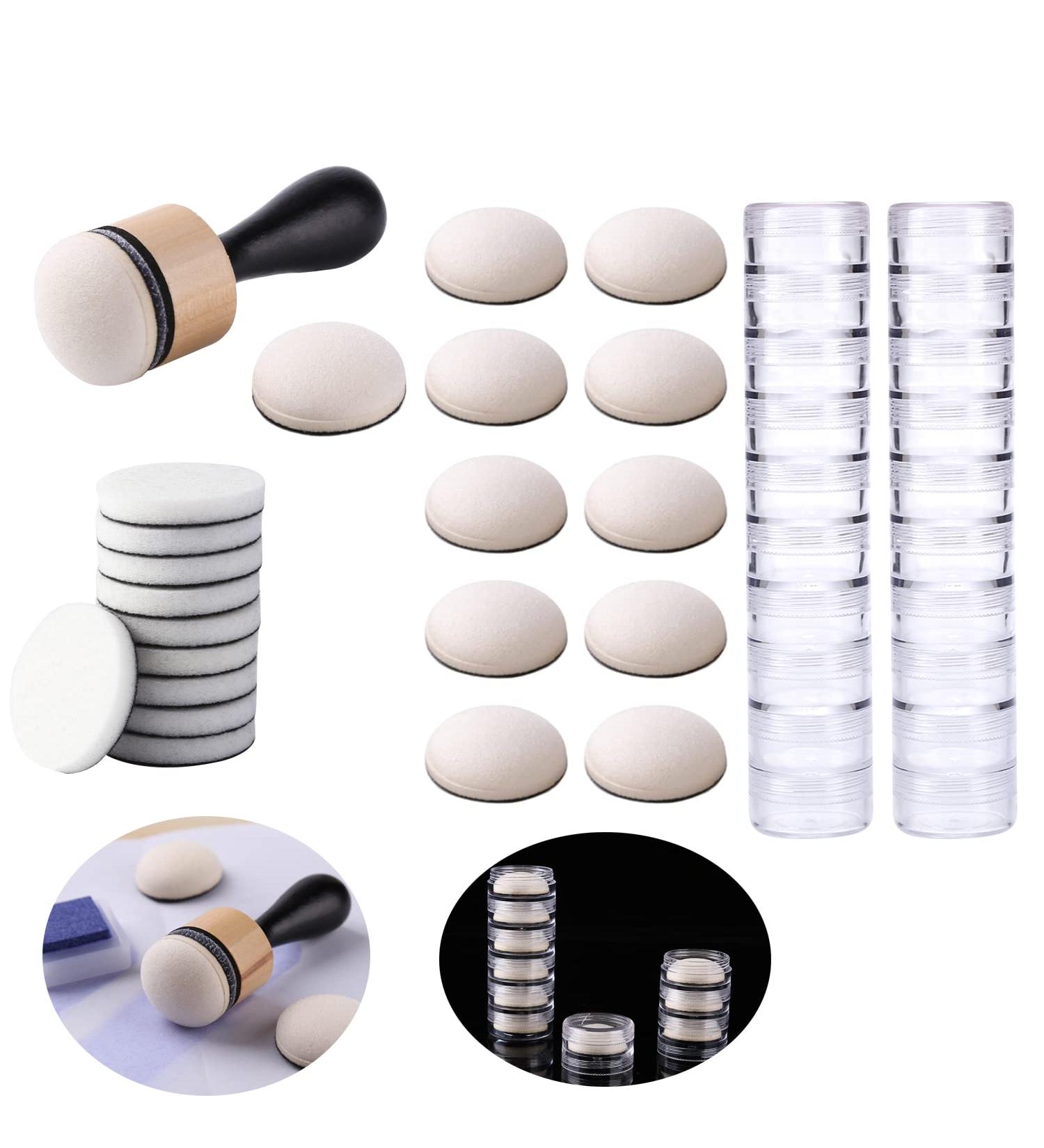 Baofali Mini Ink Blending Tool with Replacement Foams - 43 Pcs/Set for Scrapbooking, Painting, and Drawing - Buy Online on GoSupps.com