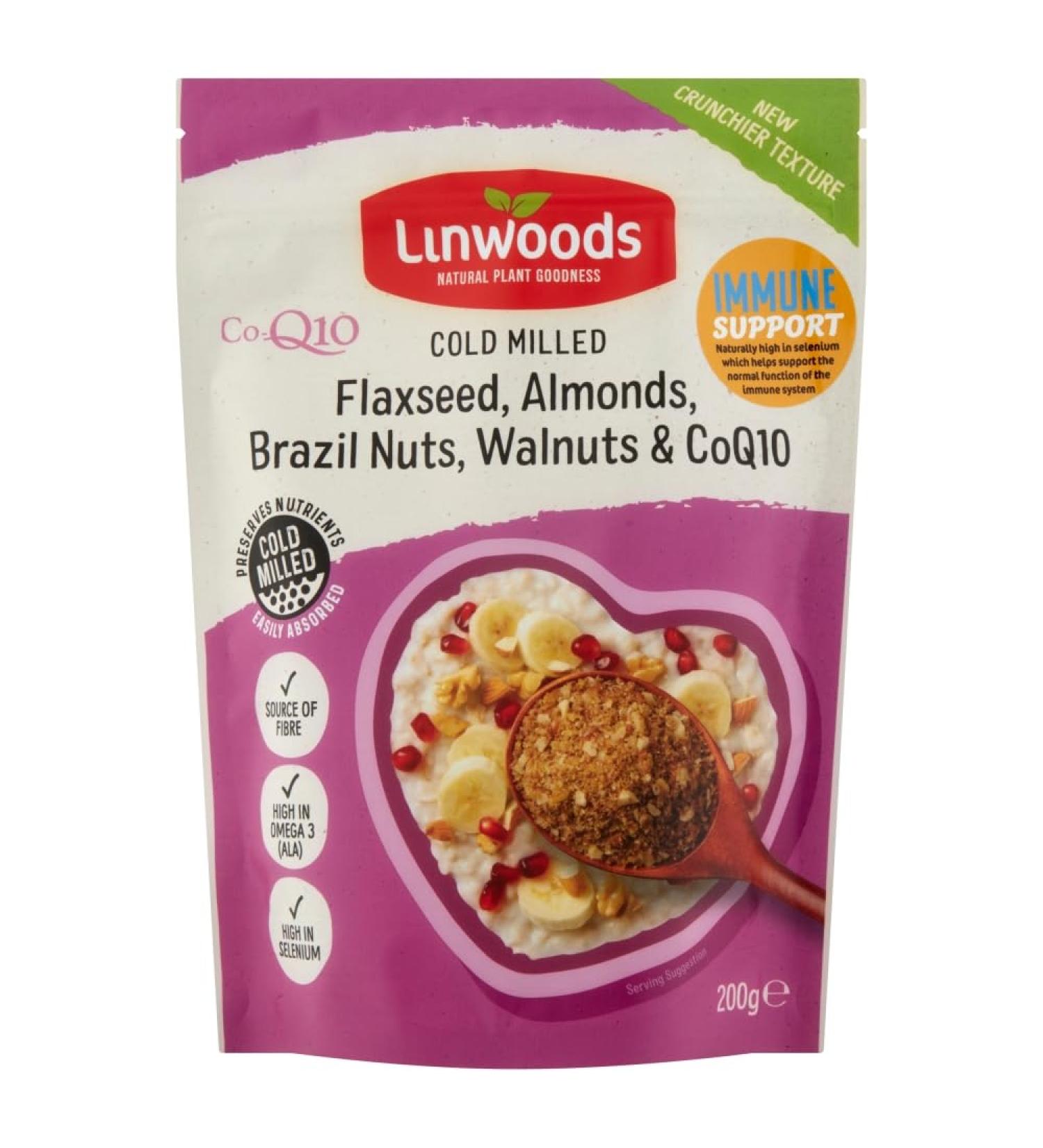 Linwoods Seeds Flaxalmondswalnuts and Brazil nuts Q10