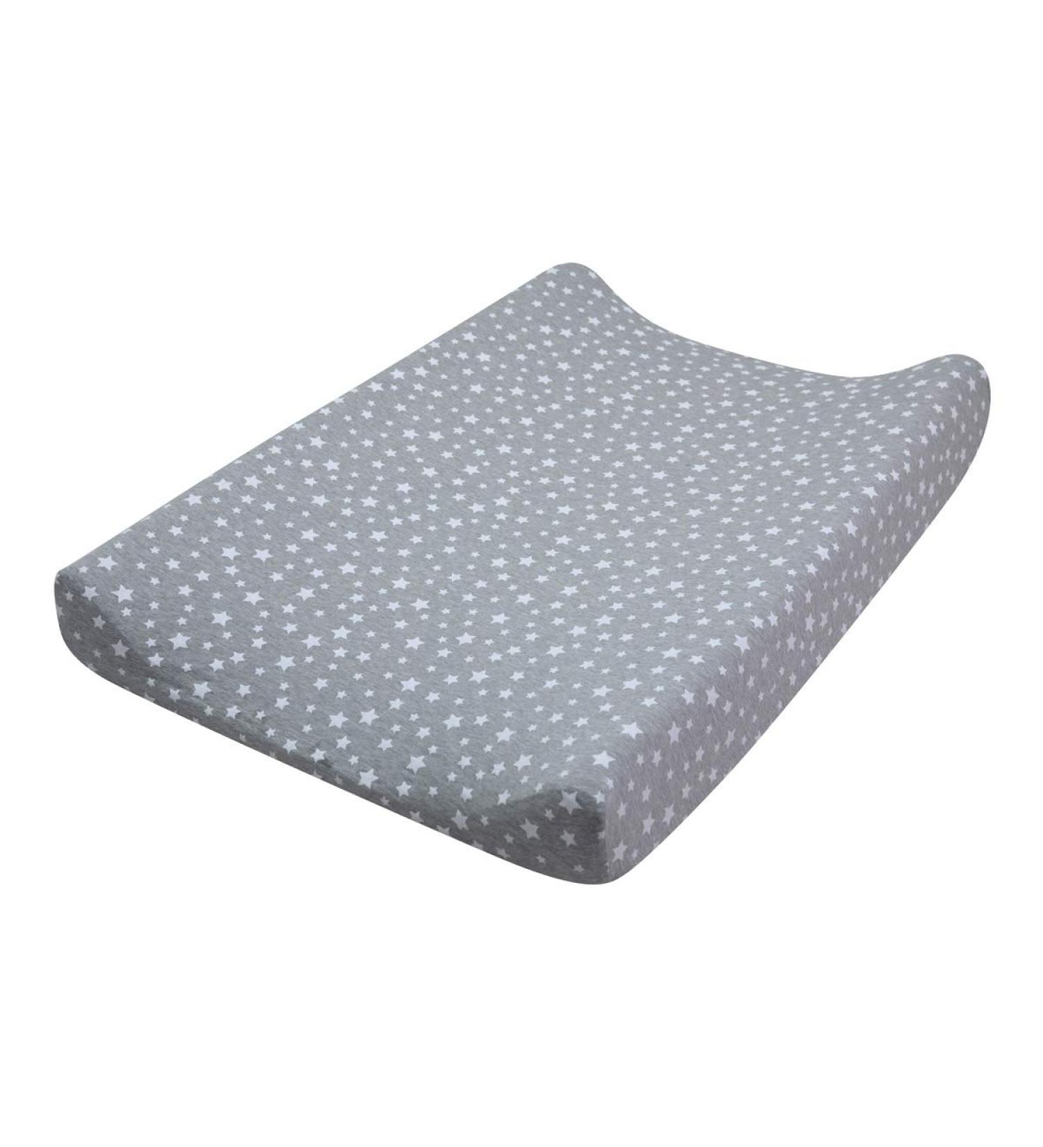 JYOKO KIDS Changing Mat Cover - White Star 70x50 cm | Premium Quality for International Shipping - Buy Online on GoSupps.com
