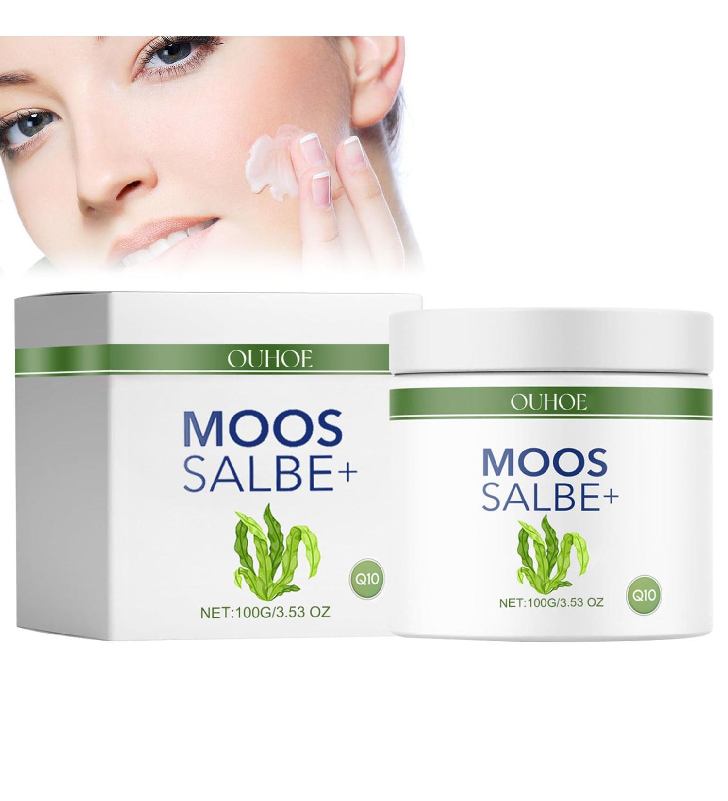 100G Moss Ointment Plus winner of the wrinkle test for moss ointment for the face antiwrinkle moss cream for the face active skinrepairing moss ointment antiwrinkle cream - Buy Online on GoSupps.com