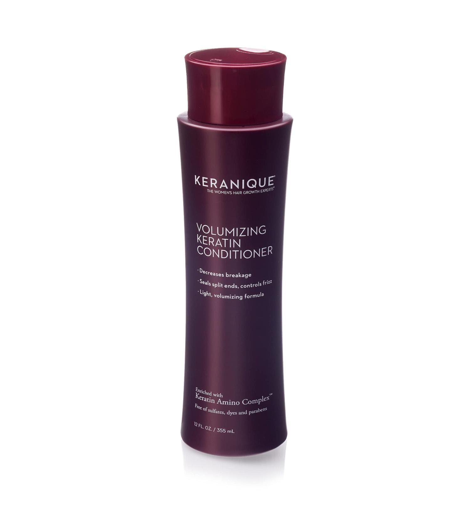Keranique Volumizing Hair Growth Stimulating Conditioner | Keratin Amino Complex | 12 Fl Oz - Buy Online on GoSupps.com