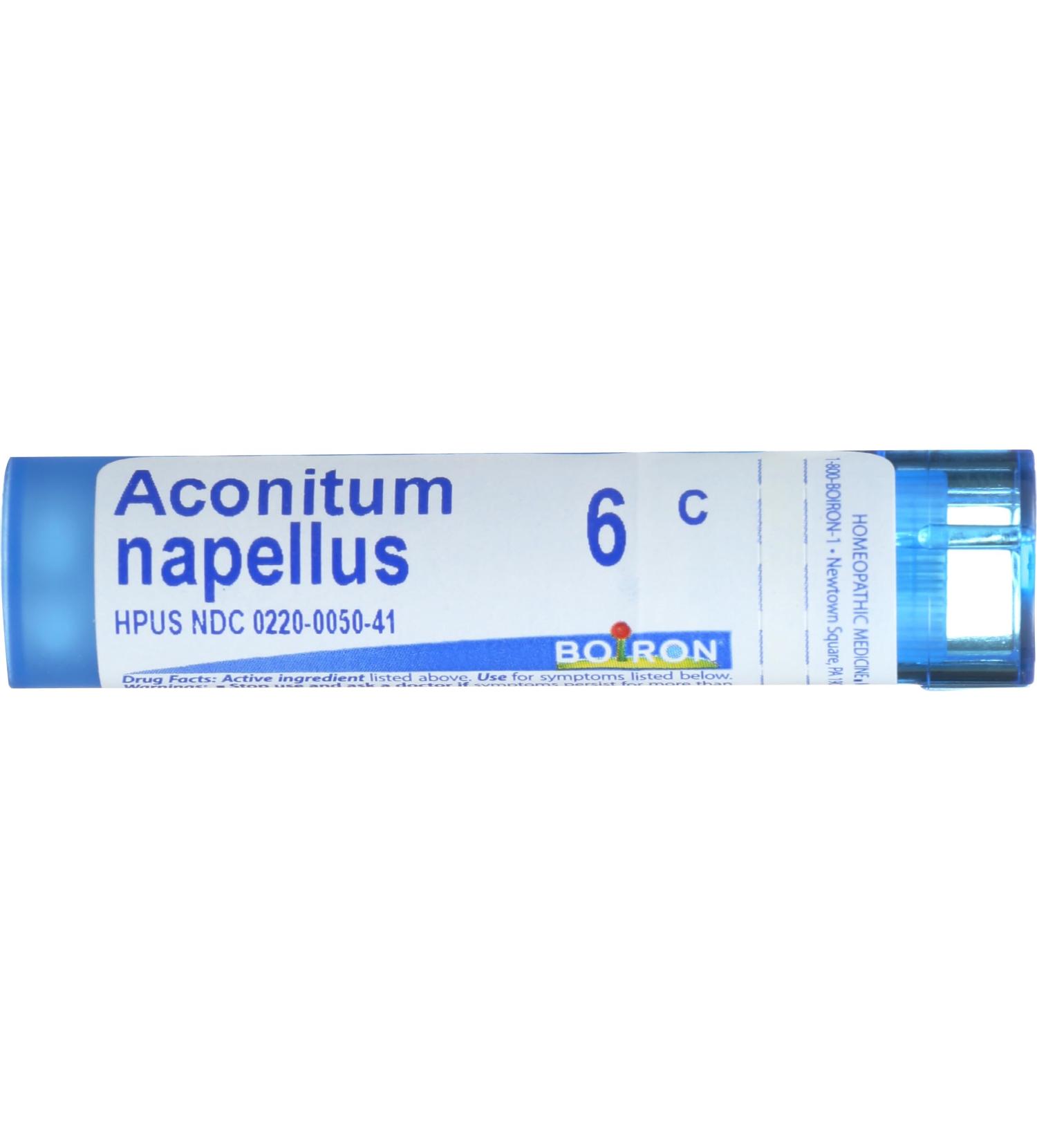 BOIRON Aconitum Napellus 6 C - 80 CT | Homeopathic Relief & International Shipping - Buy Online on GoSupps.com