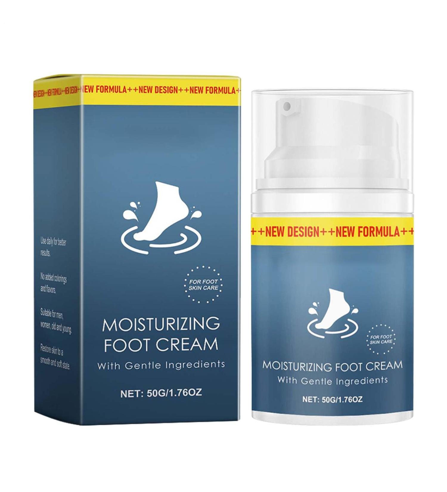 Foot Lotion Moisturizing Heel Cream - Nourishing and Softening for Athletes Seniors Women and Men - Buy Online on GoSupps.com