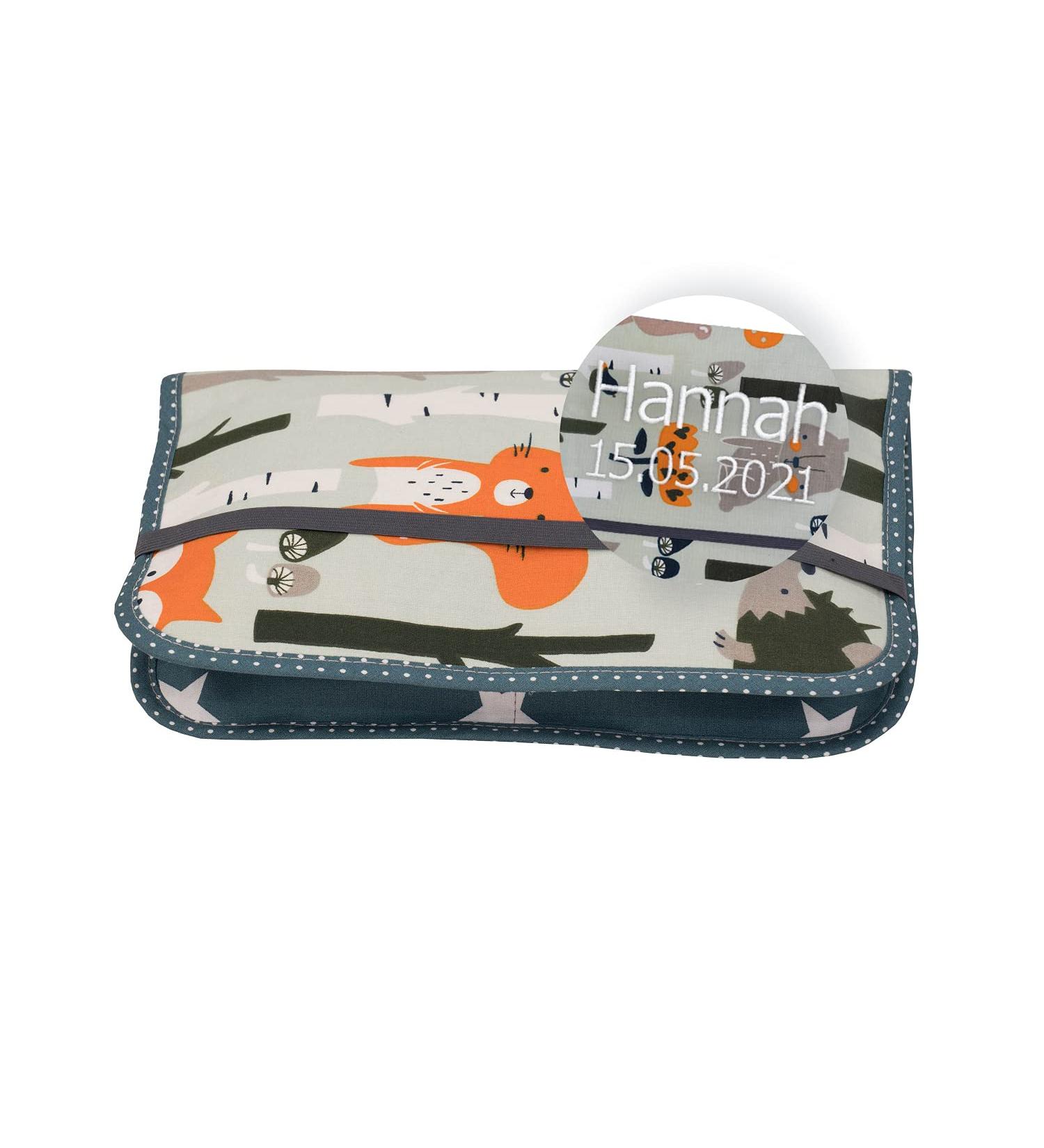 ULLENBOOM Diaper Bag - Stylish & Functional Baby Bag for Up to 3 Diapers Wet Wipes & Accessories Made in EU Forest Animals Design Perfect for On-the-Go - 18 x 27 cm - Buy Online on GoSupps.com
