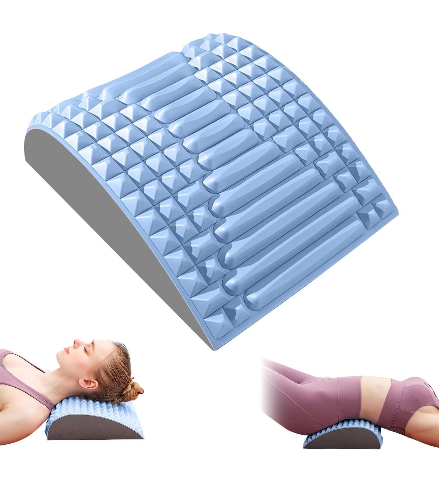 Neck Back Stretcher NUPYQL Acemend Refresh Posture Corrector Lumbar Soothing Device (Blue) - Buy Online on GoSupps.com