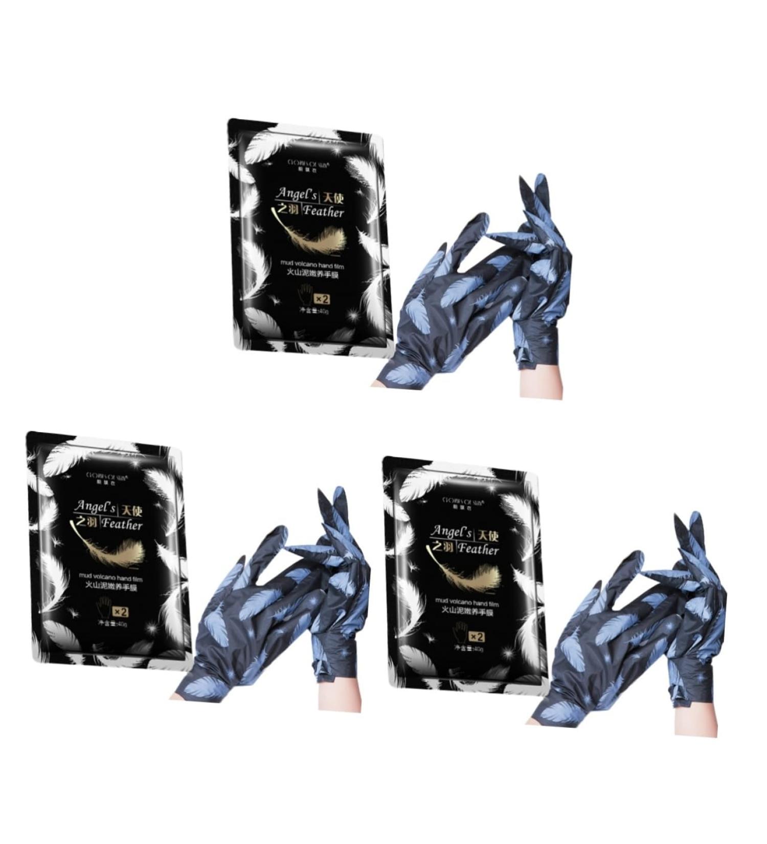 Ipetboom 3 Pairs Moisturizing Gloves Exfoliating Mask Cream Gloves Hand Foot Cream - Buy Online on GoSupps.com