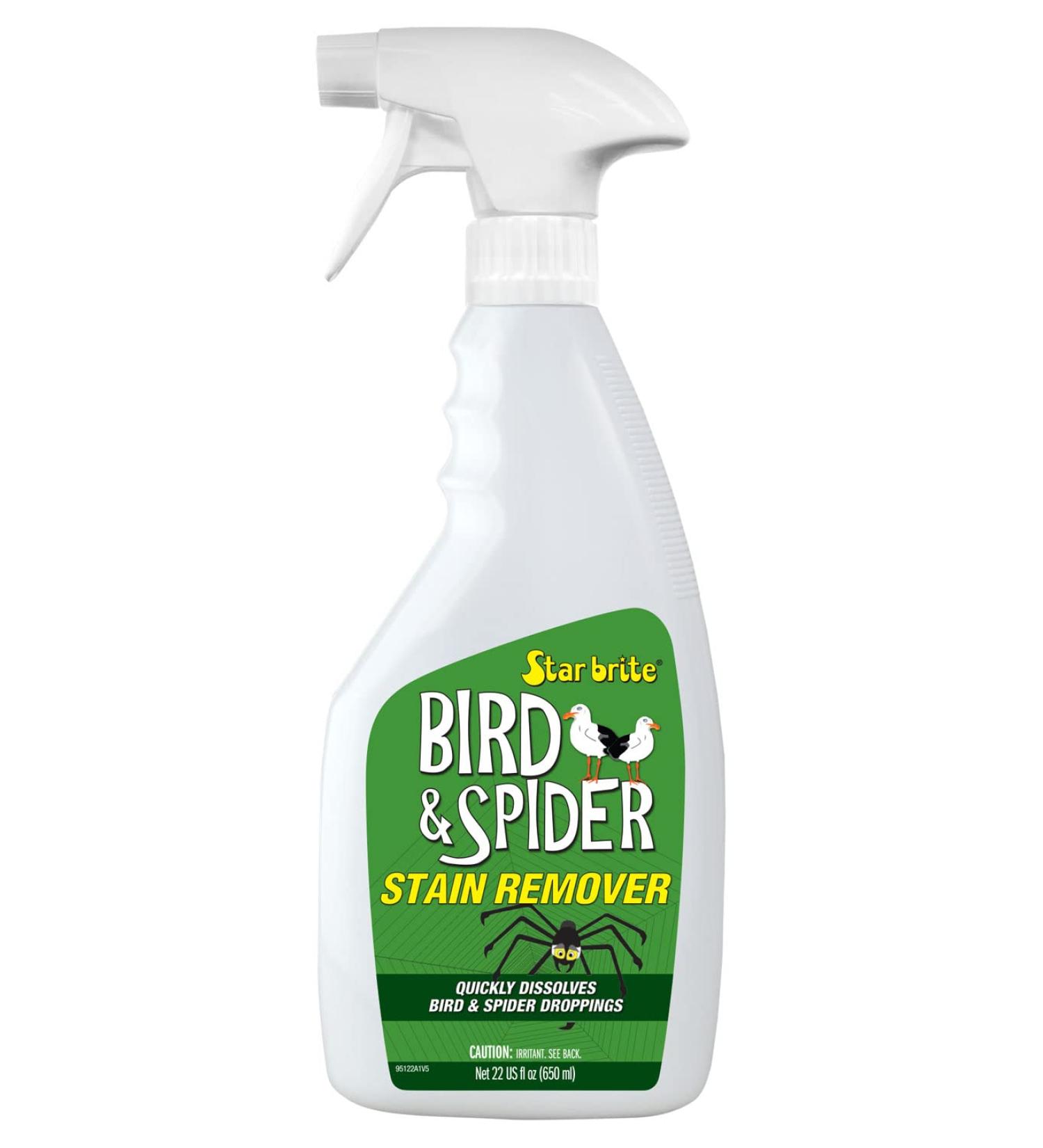 Star Brite 095122P Spider & Bird Stain Remover - 22 oz. - Buy Online on GoSupps.com