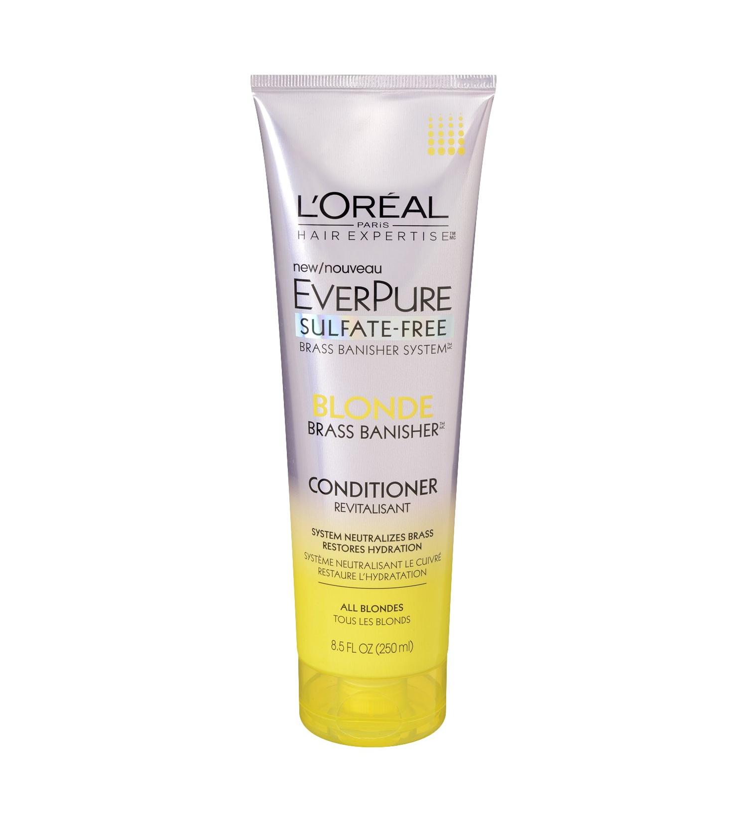 L'Oreal Paris EverPure Blonde Conditioner - Hydrating & Color Protection | 8.5 oz | International Shipping Available - Buy Online on GoSupps.com