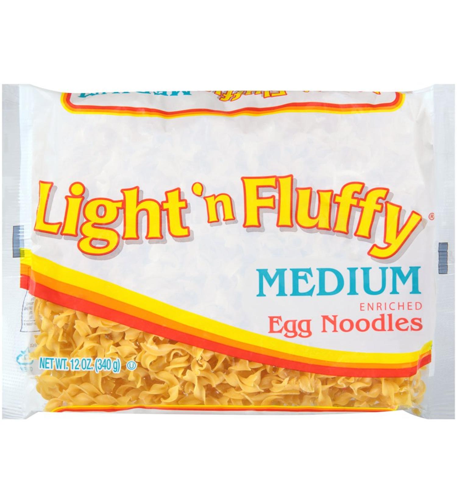Light 'N Fluffy Medium Egg Noodles - 12oz | Perfect for Delicious Pasta Dishes - Buy Online on GoSupps.com