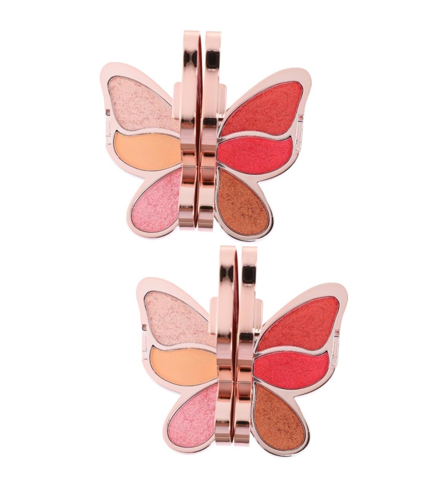 Healeved 2 Pcs Eyeshadow Palette Beauty Creations Cosmetics Portable Eyeshadow Plate Blush Girl Cosmetic Abs 1 count (Pack of 1) As Shown 2x2pcs - Buy Online on GoSupps.com