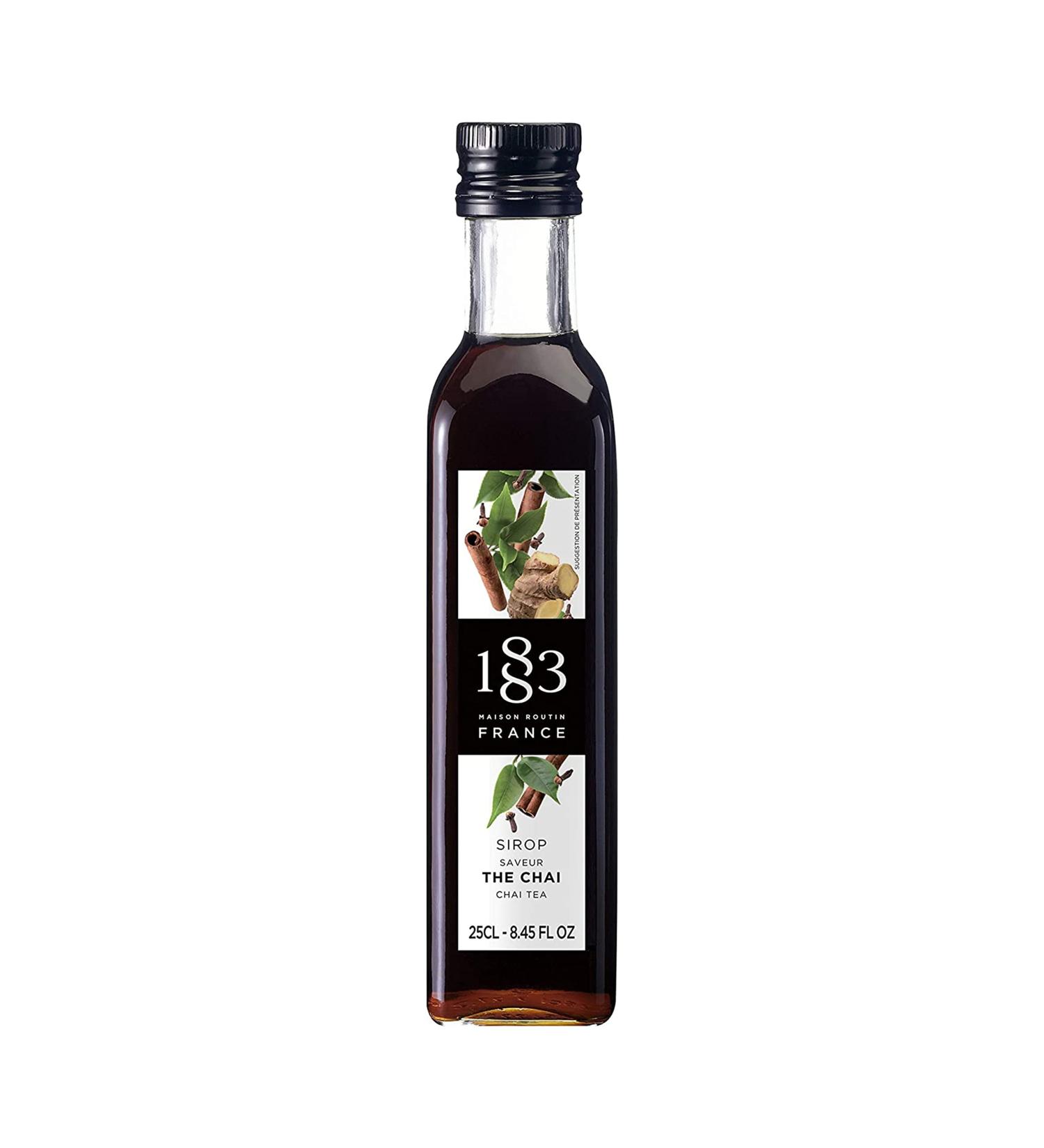 Routin 1883 Premium Chai Tea Syrup 250ml | Glass Bottle Chai Tea - Buy Online on GoSupps.com