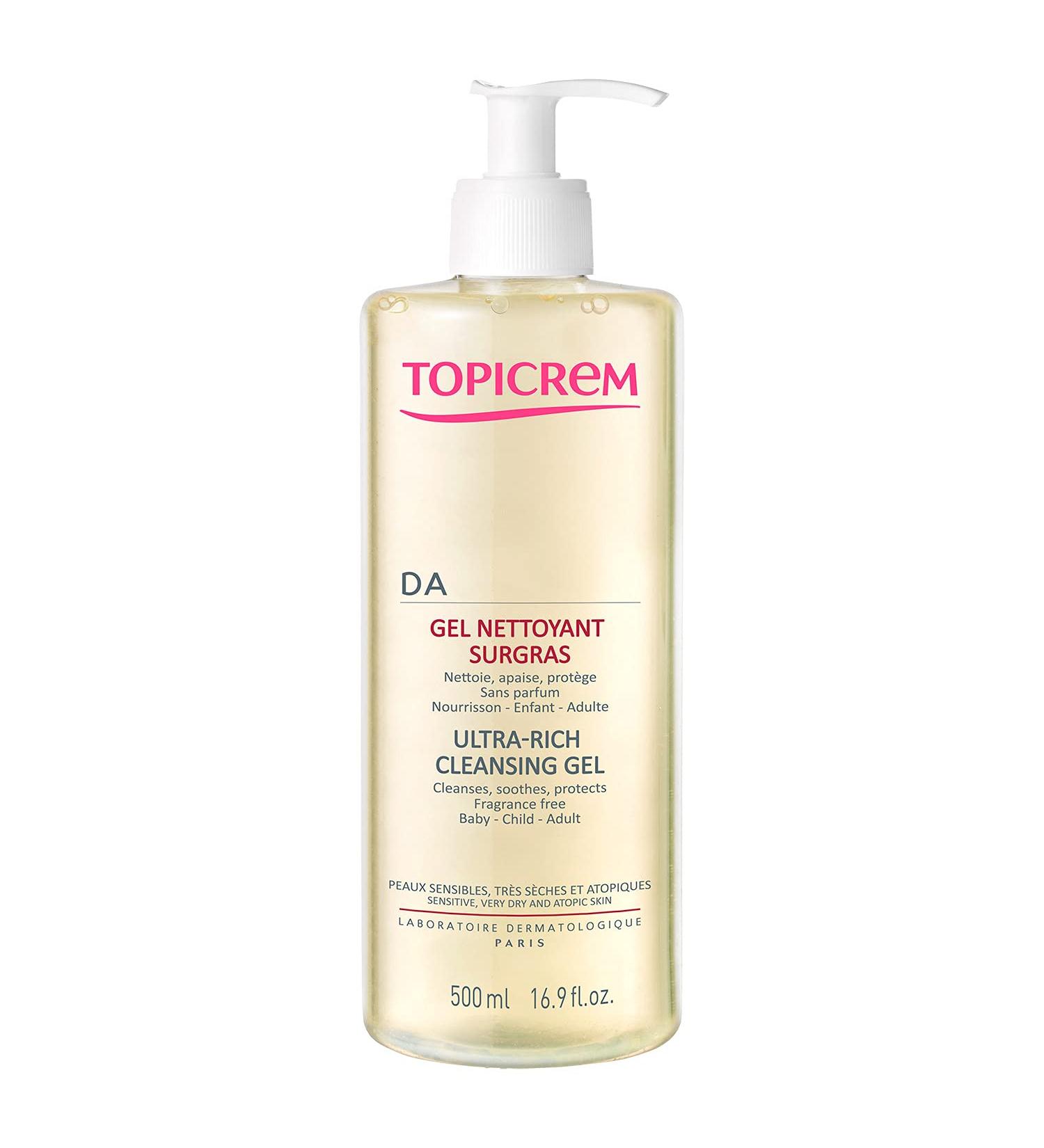 Da Gel Nettoyant Surgras 500 ml - Gel Cleanser for Sensitive Skin | International Shipping - Buy Online on GoSupps.com