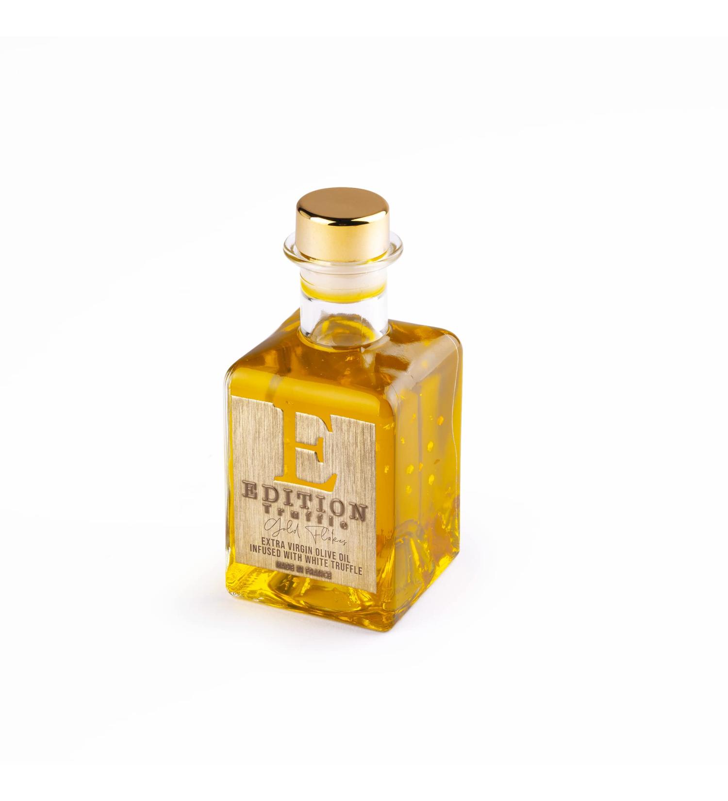 Premium White Truffle Oil Gift Box with 24k Gold Flakes - Extra Virgin Olive Oil Infused - Edition Truffle - Buy Online on GoSupps.com