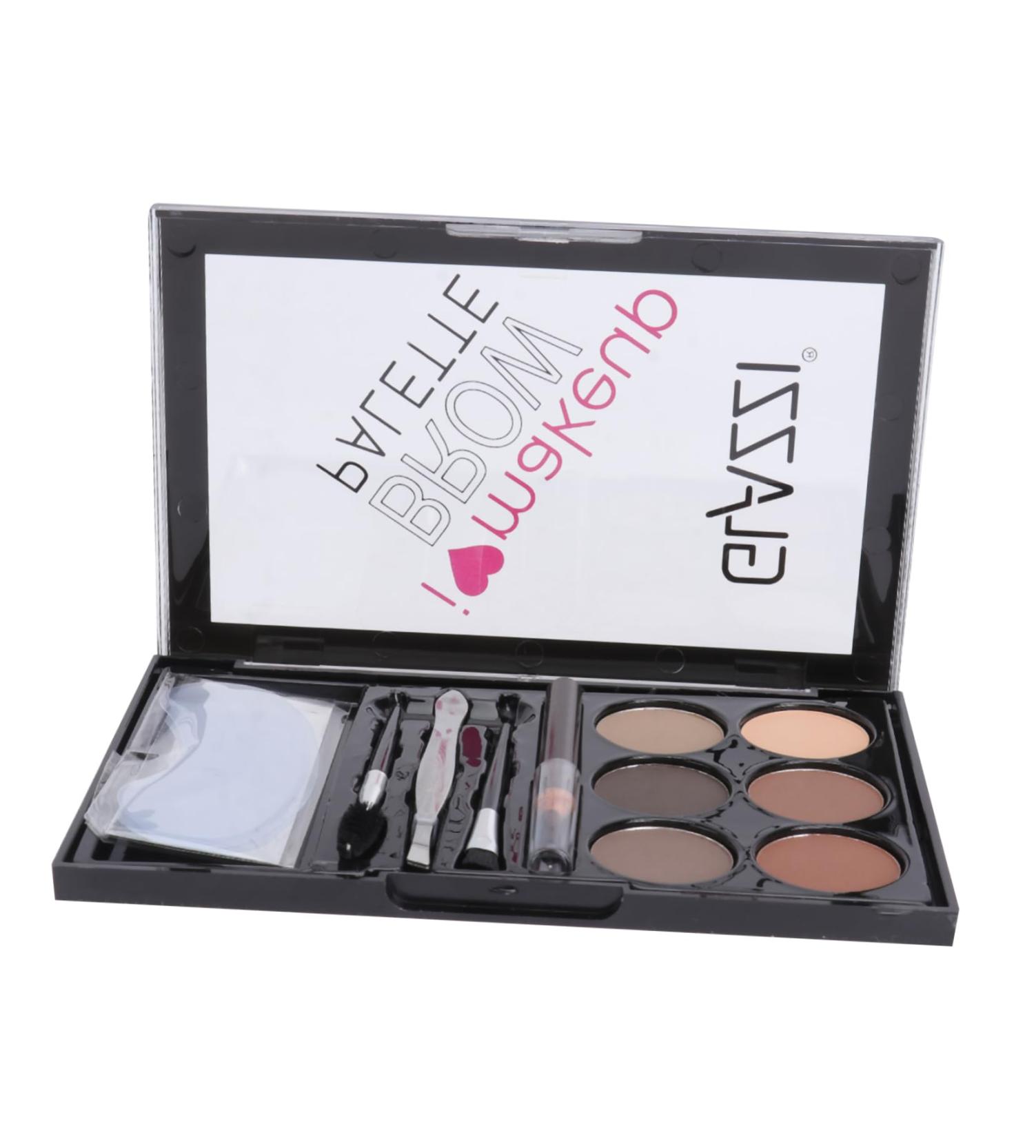 IWOWHERO 1 Set Eyebrow Powder Set Waterproof Eyebrow Makeup Flash Suit Eyebrow Powder Cosmetic Abs - Buy Online on GoSupps.com